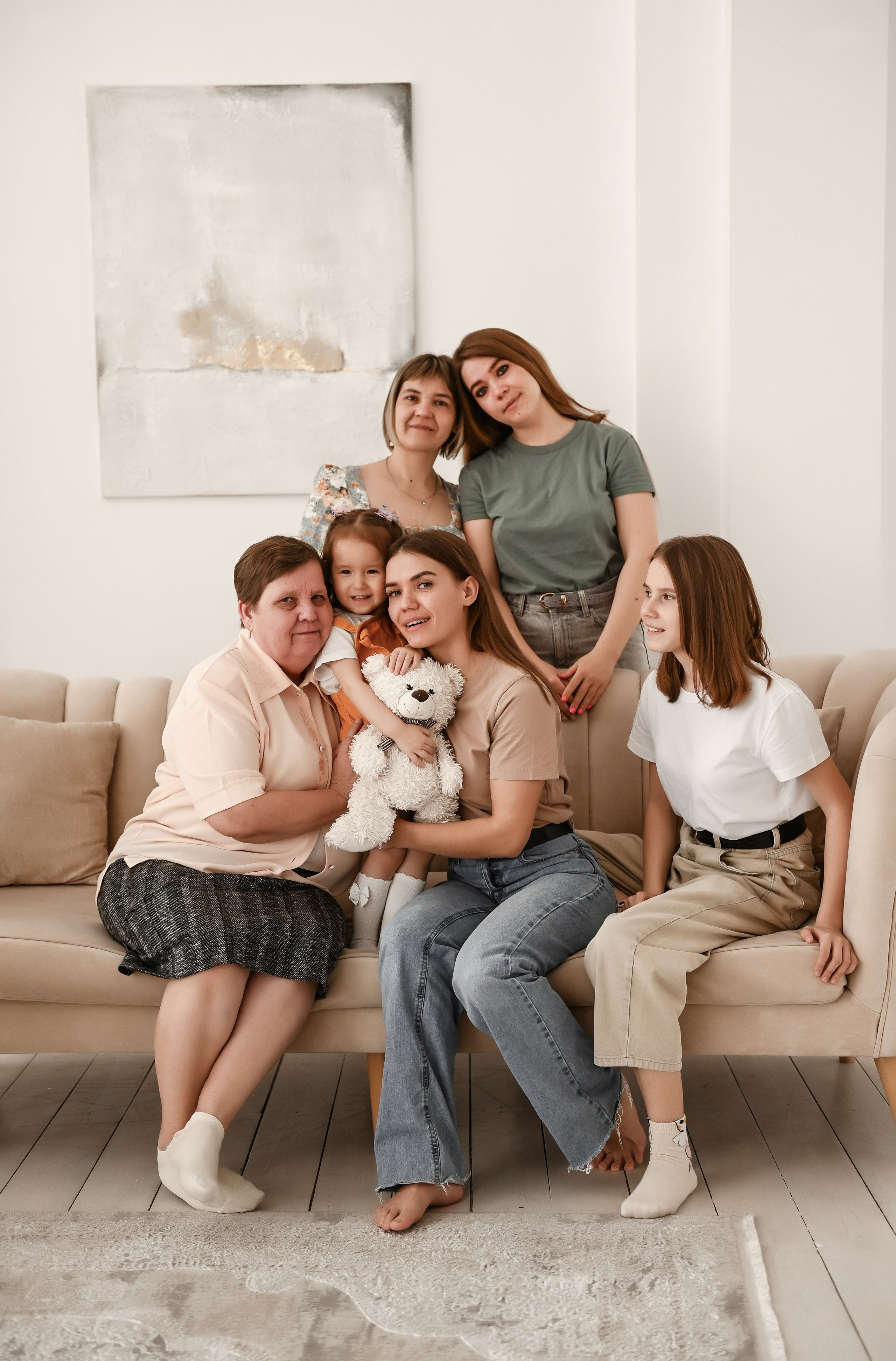 Семейная студийная  фотосессия 2. Свадебный, семейный, детский, контент фотограф в Омске Максим Ильин