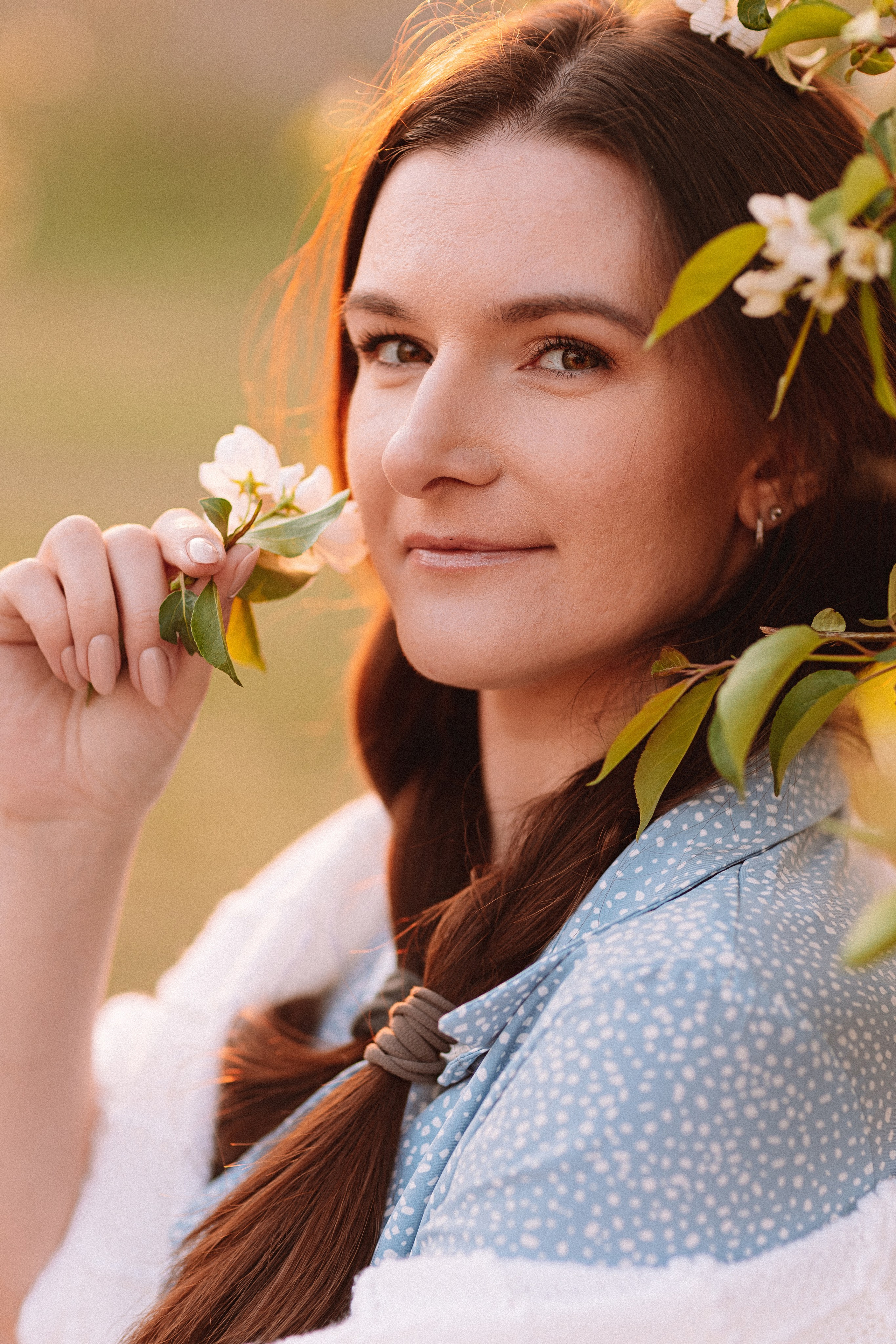 Яблони. Семейный фотограф Тюмень, фотограф на роды Салмина Мария