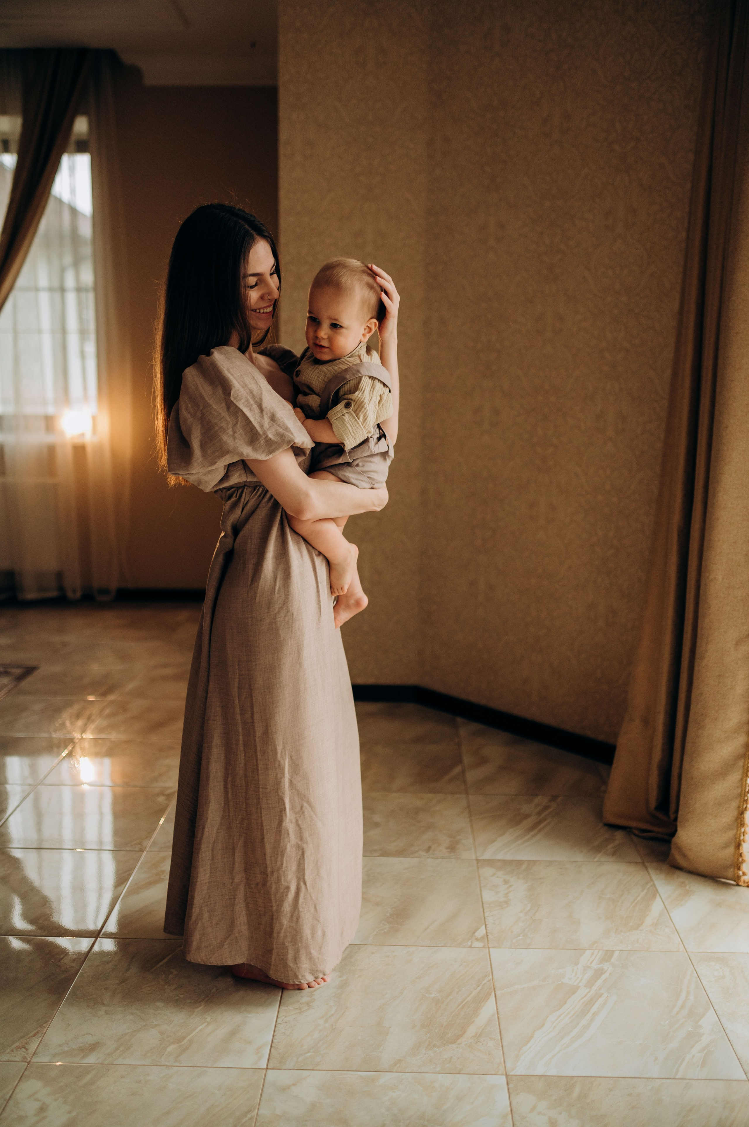 Домашняя фотосессия на годик. Семейный фотограф в Домодедово и Москве Елена Пичугина