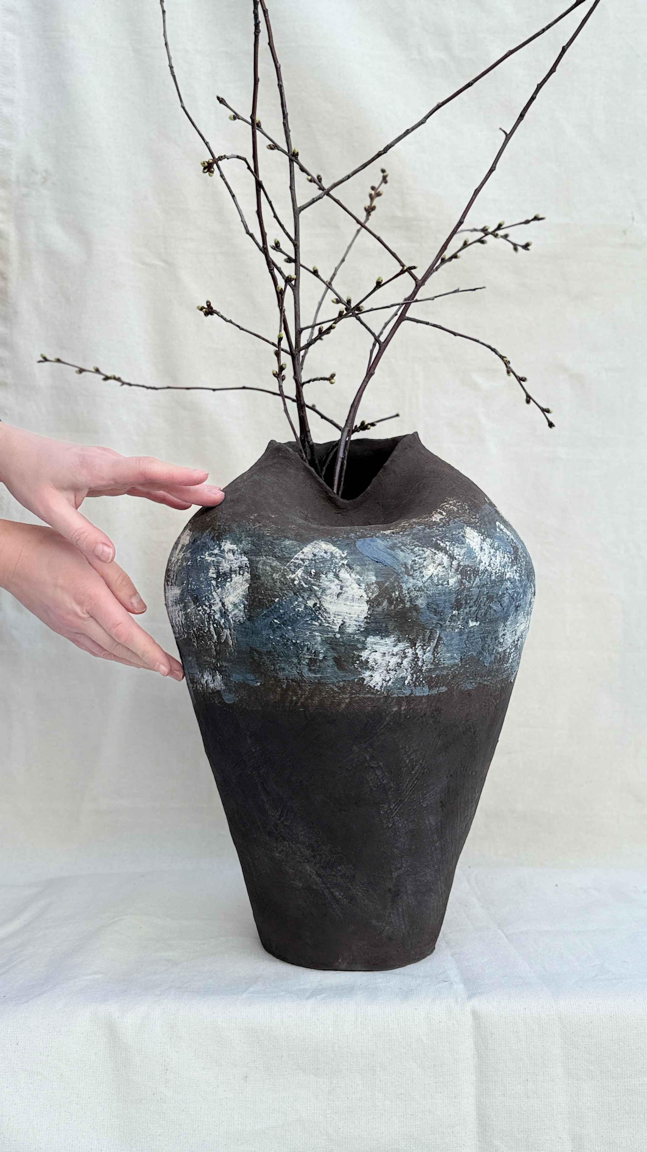 Ваза «Земля и небо». Арт-керамика Катерины Жизневской