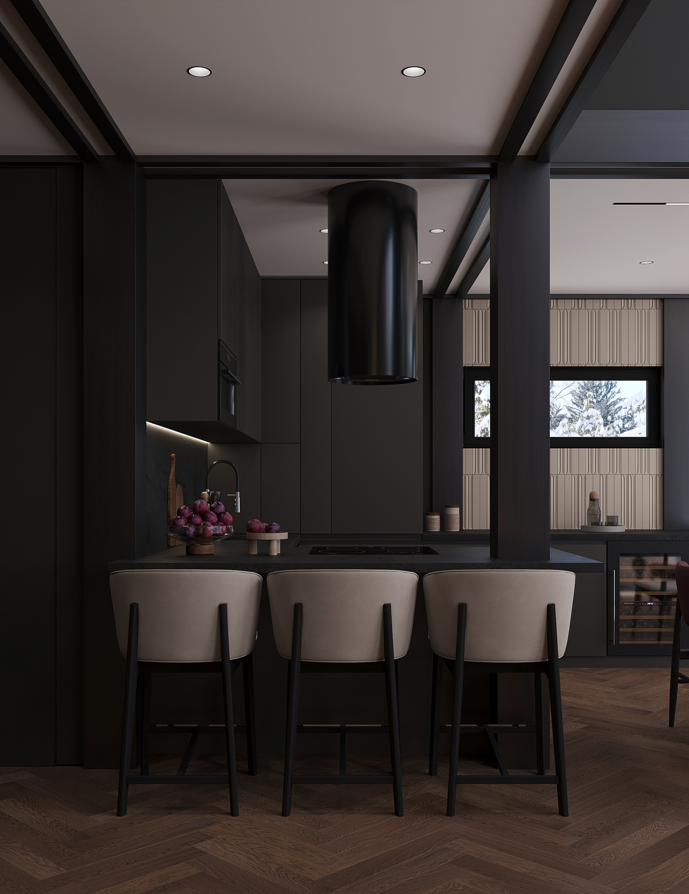 Проект Фахверк Омск. Студия дизайна интерьера Лактионовой Елены