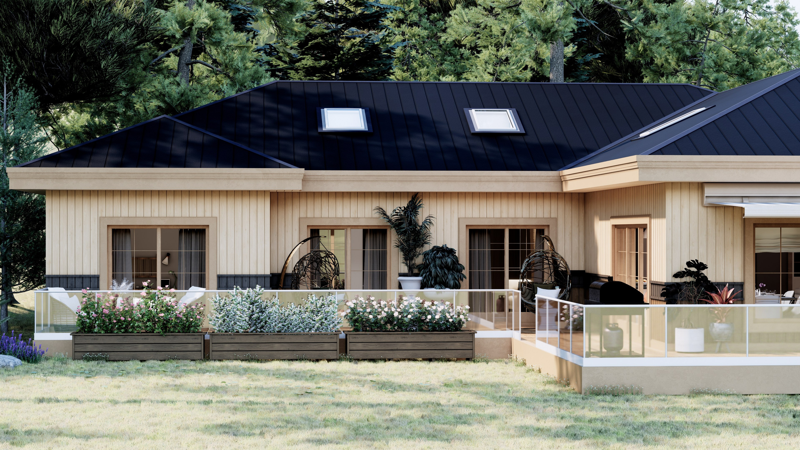 Жилой дом одноэтажный. Главная