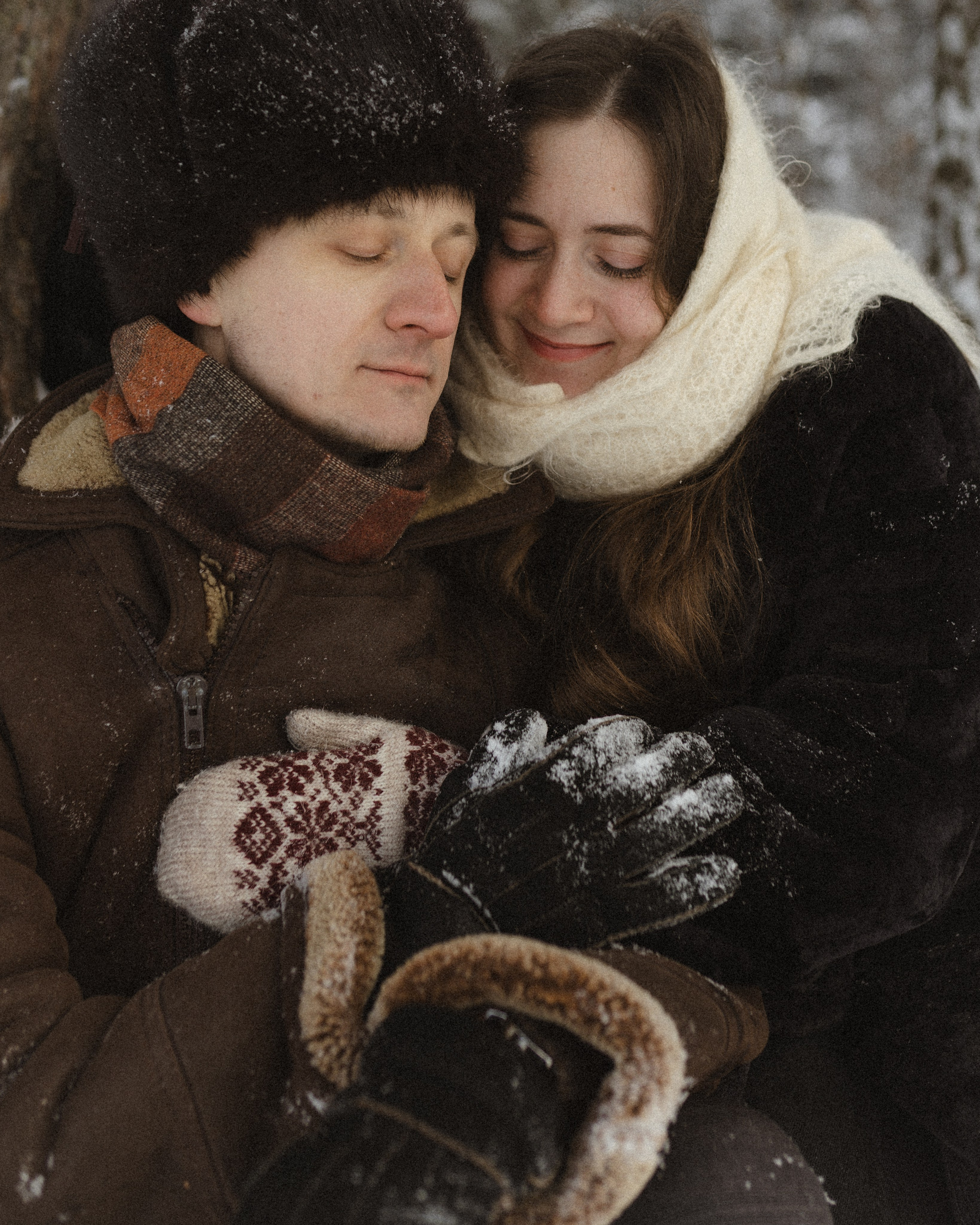 Зима не холодная, когда рядом свои. Семейный фотограф в Москве Алина Савченко