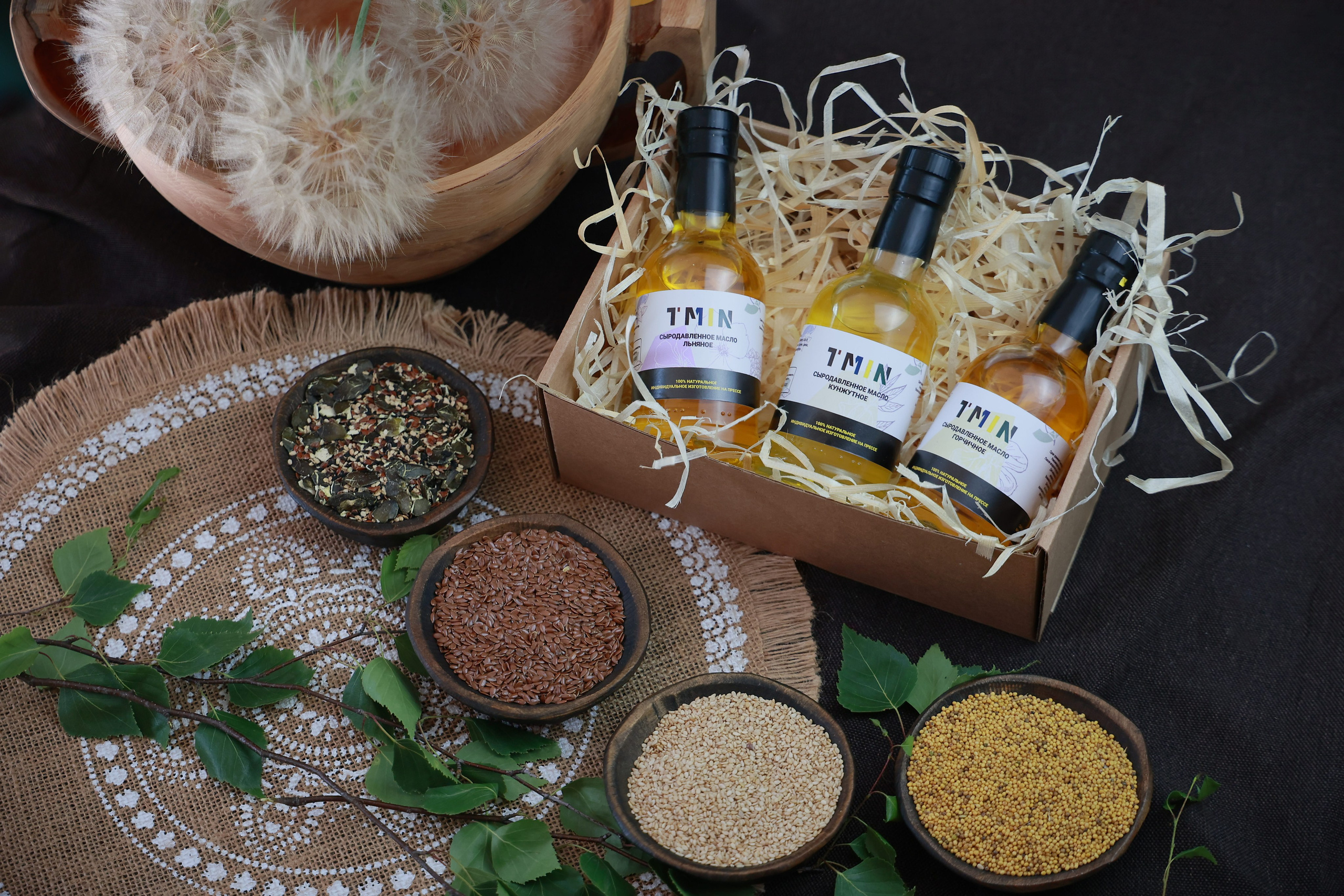 Масла холодного отжима «Tmin». Фотограф, видеограф