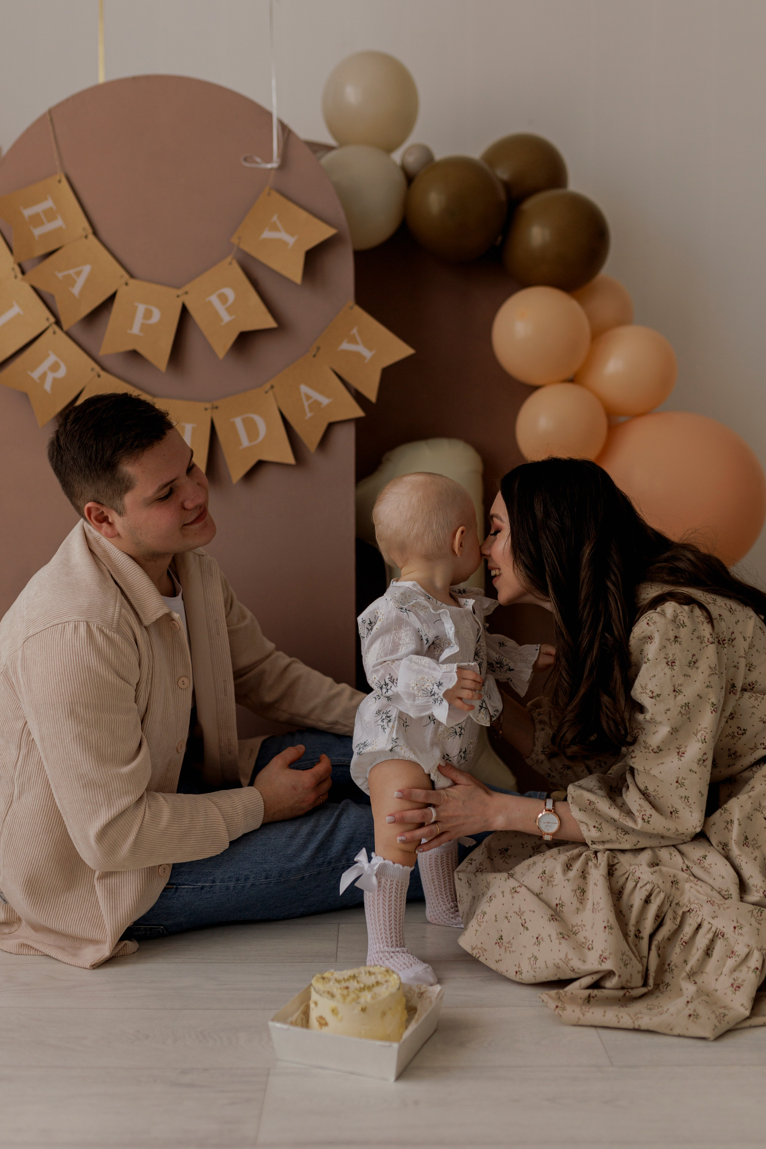 Сьемка годика для Анечки. Семейный и детский фотограф в Рязани Васюгова Мария