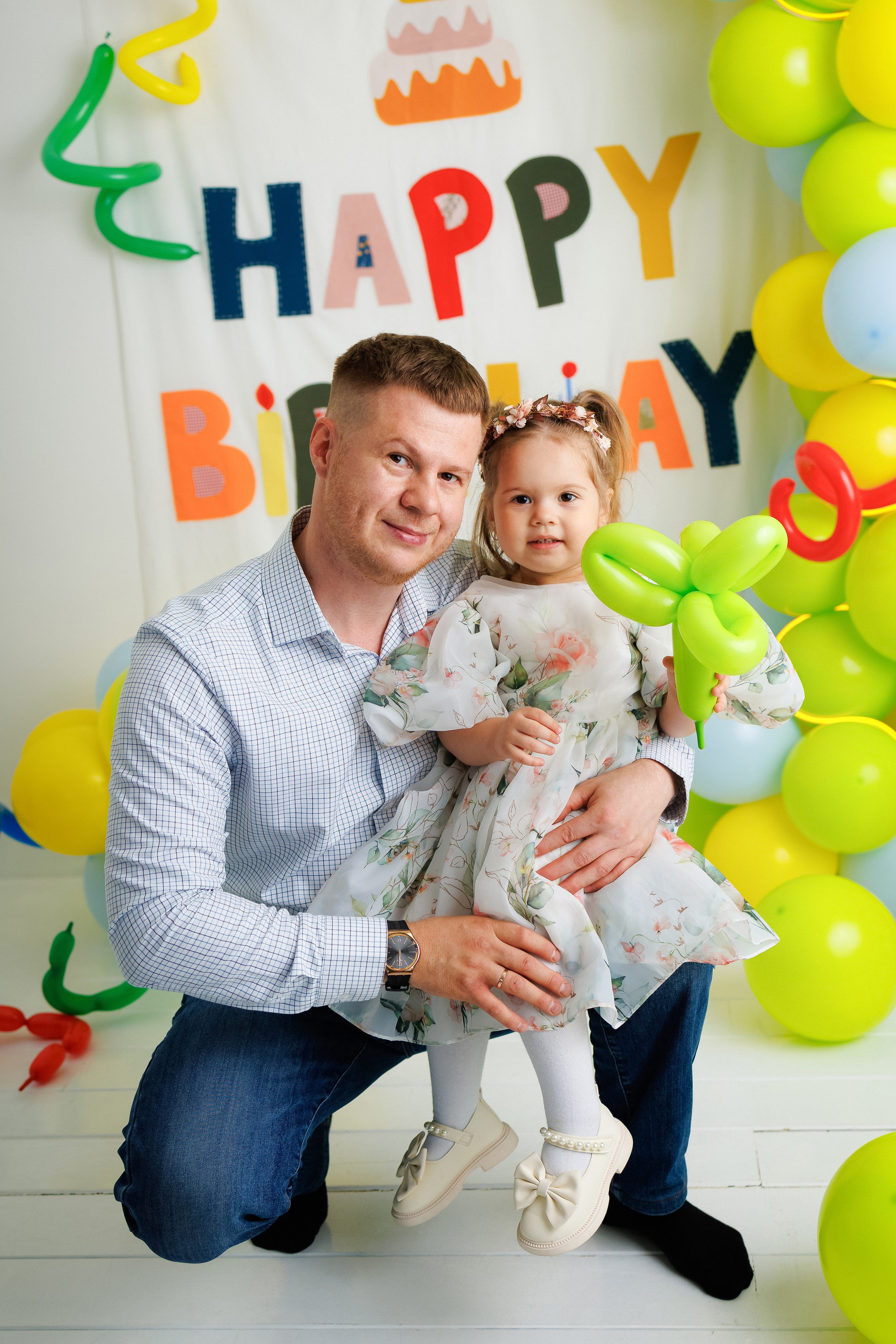 Дашеньке 2 годика. Фотограф новорожденный малышей Новосибирск