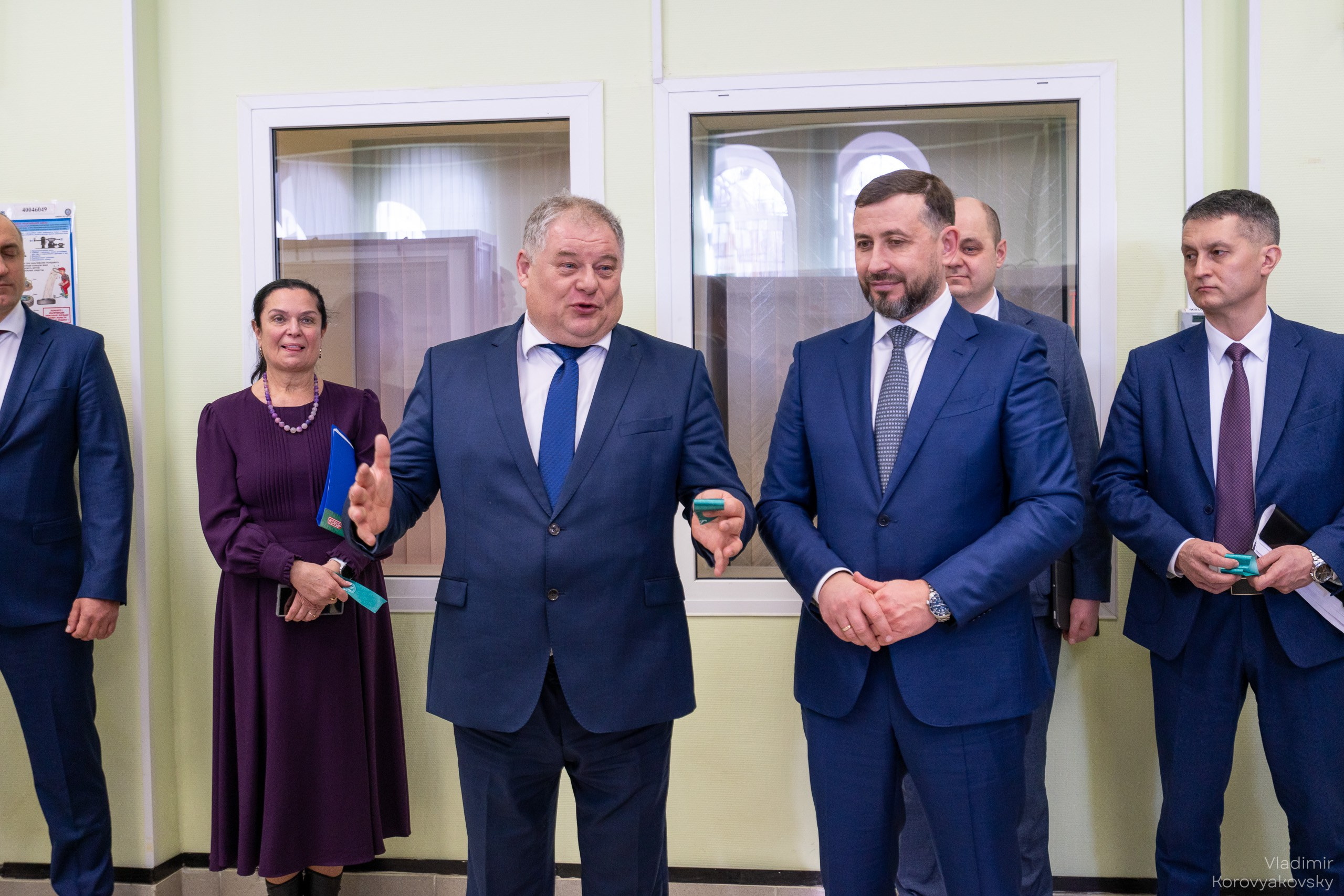 Открытие лабораторий. Фотограф Владимир Коровяковский