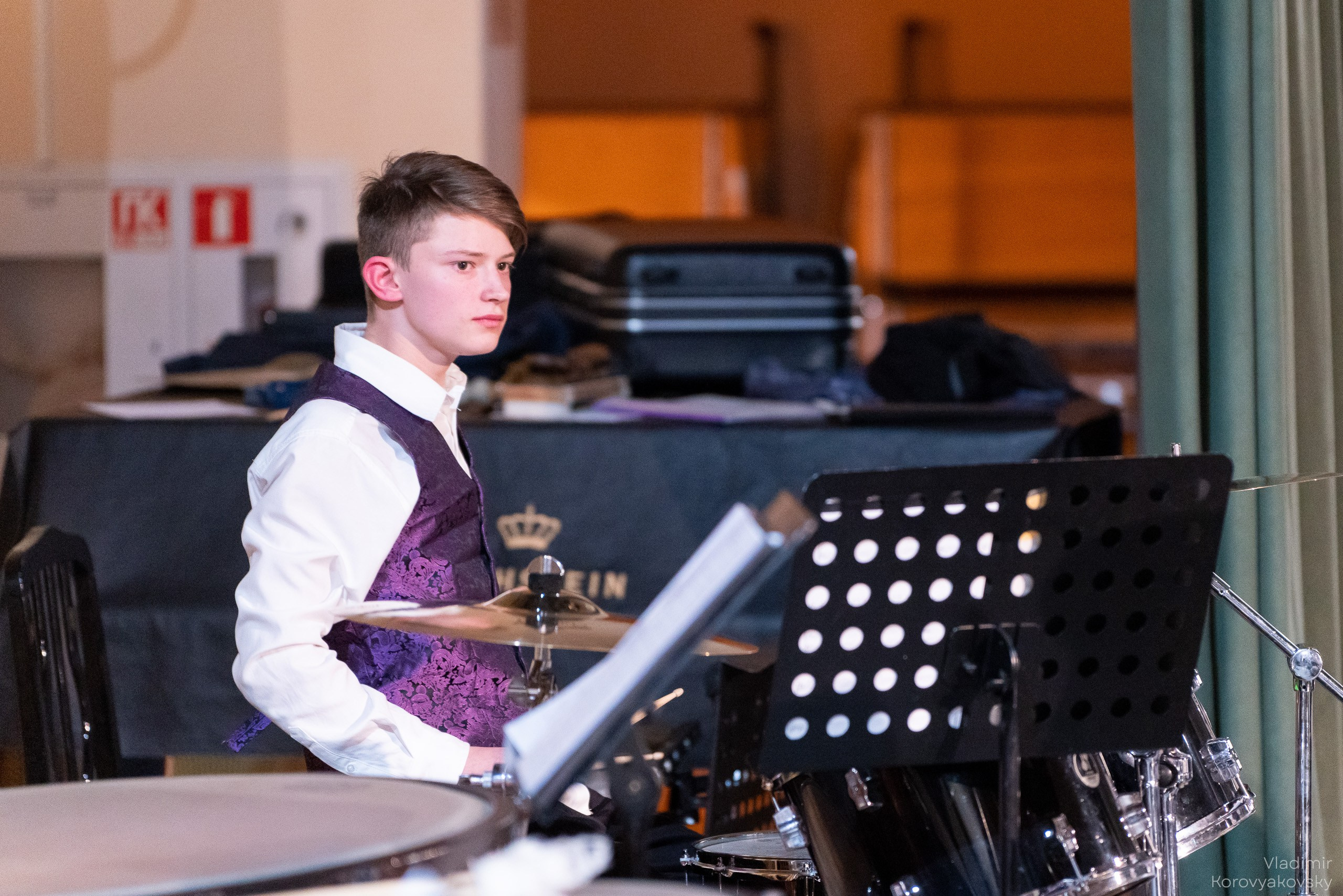 Концерт Духового оркестра ЦГИ ко Дню защитника Отечества. Фотограф Владимир Коровяковский