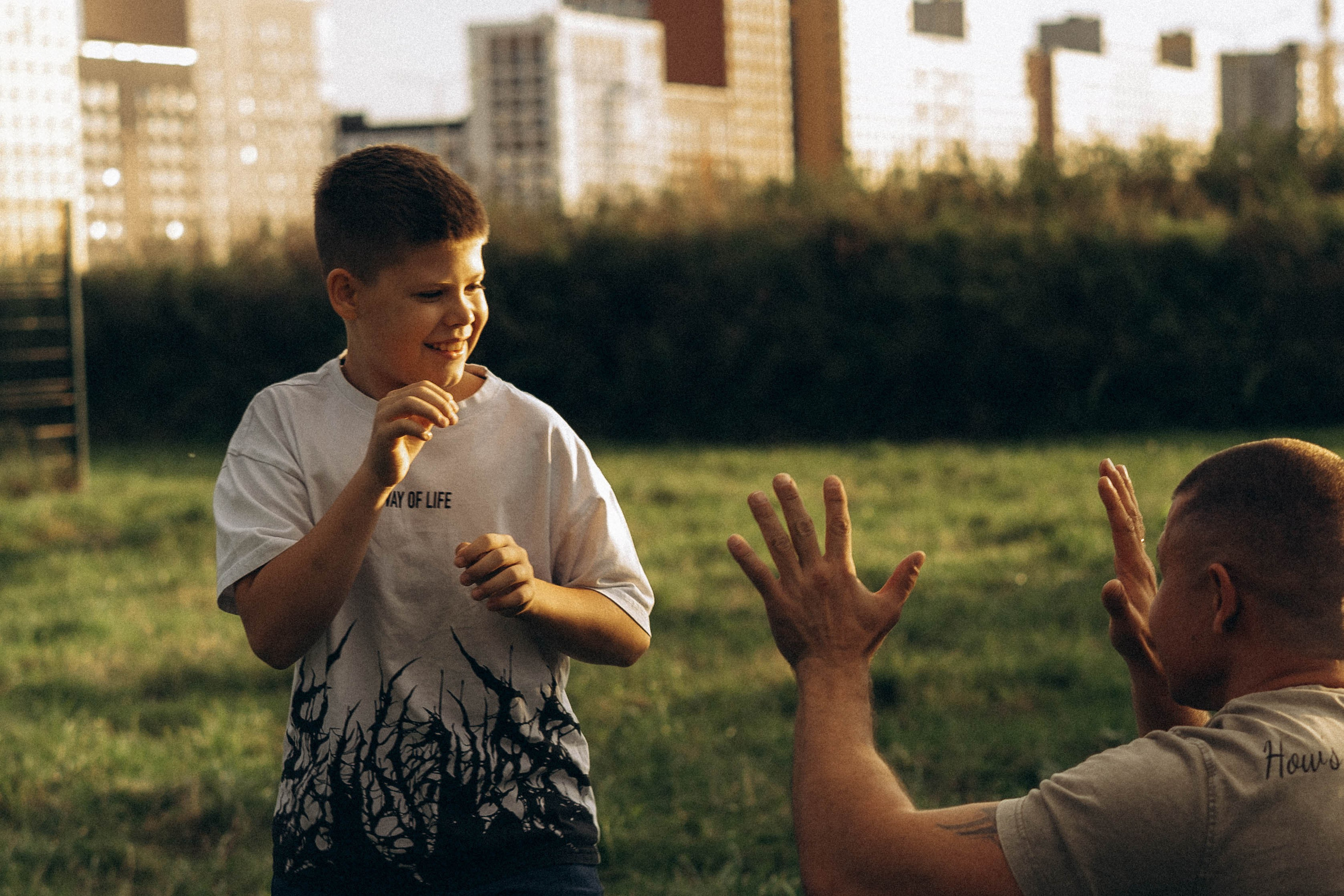 Семейная сьемка в парке. Фотограф Екатеринбург Кокшарова Александра