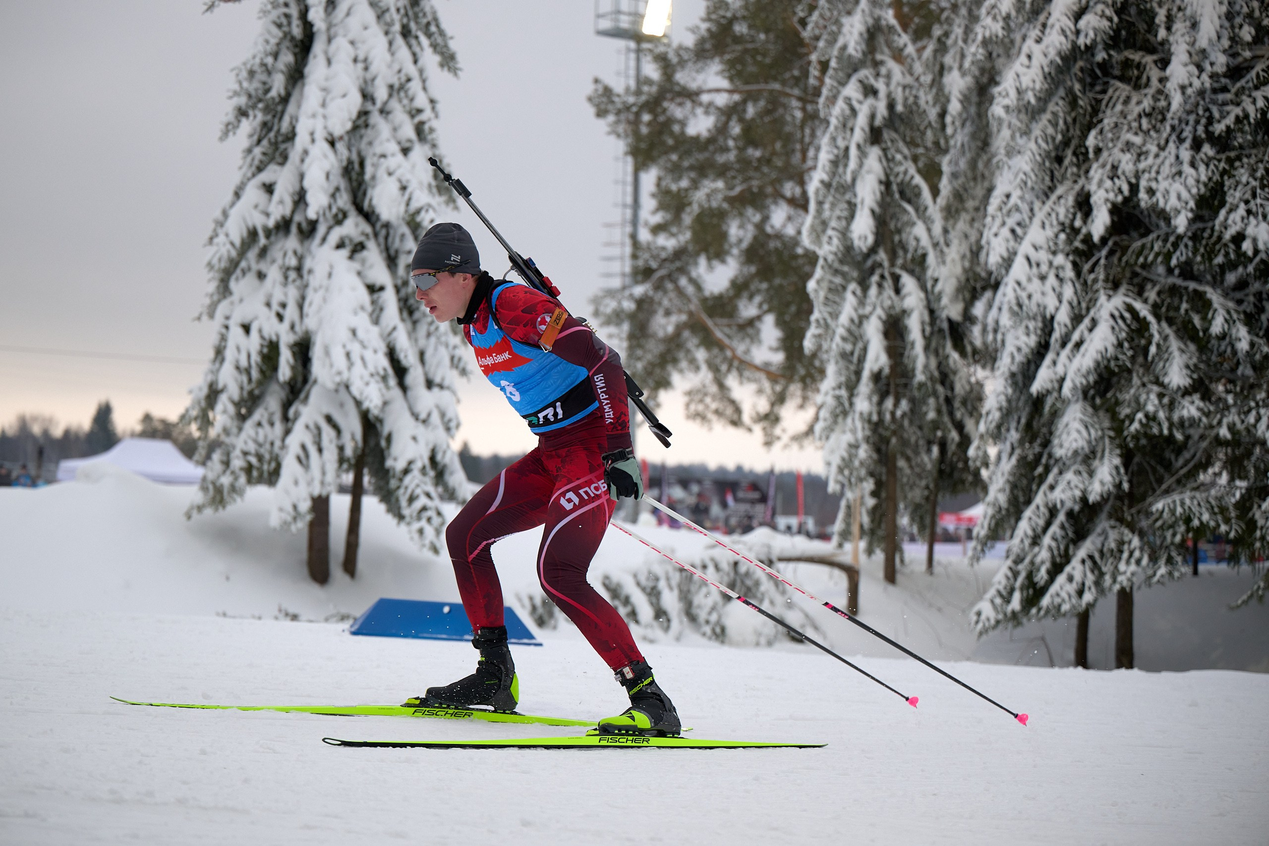 Биатлон. Чемпионат России — 2024/2025, 3-й этап, Ижевск. Ижевская винтовка. Спортивный репортажный фотограф в Ижевске Сергей Мерзляков