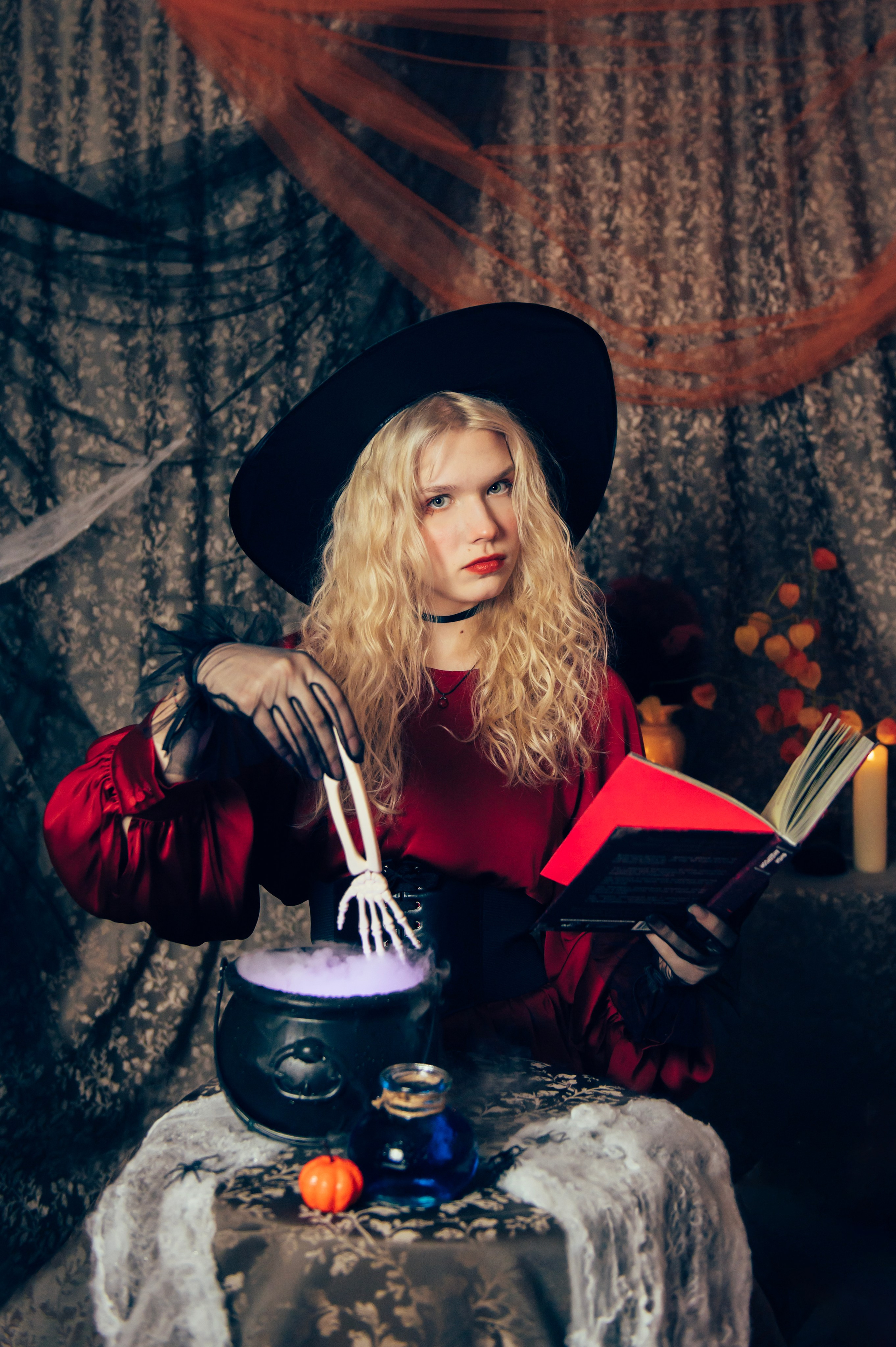 Witch in red. Свадебный и семейный фотограф в Москве Елена Новикова