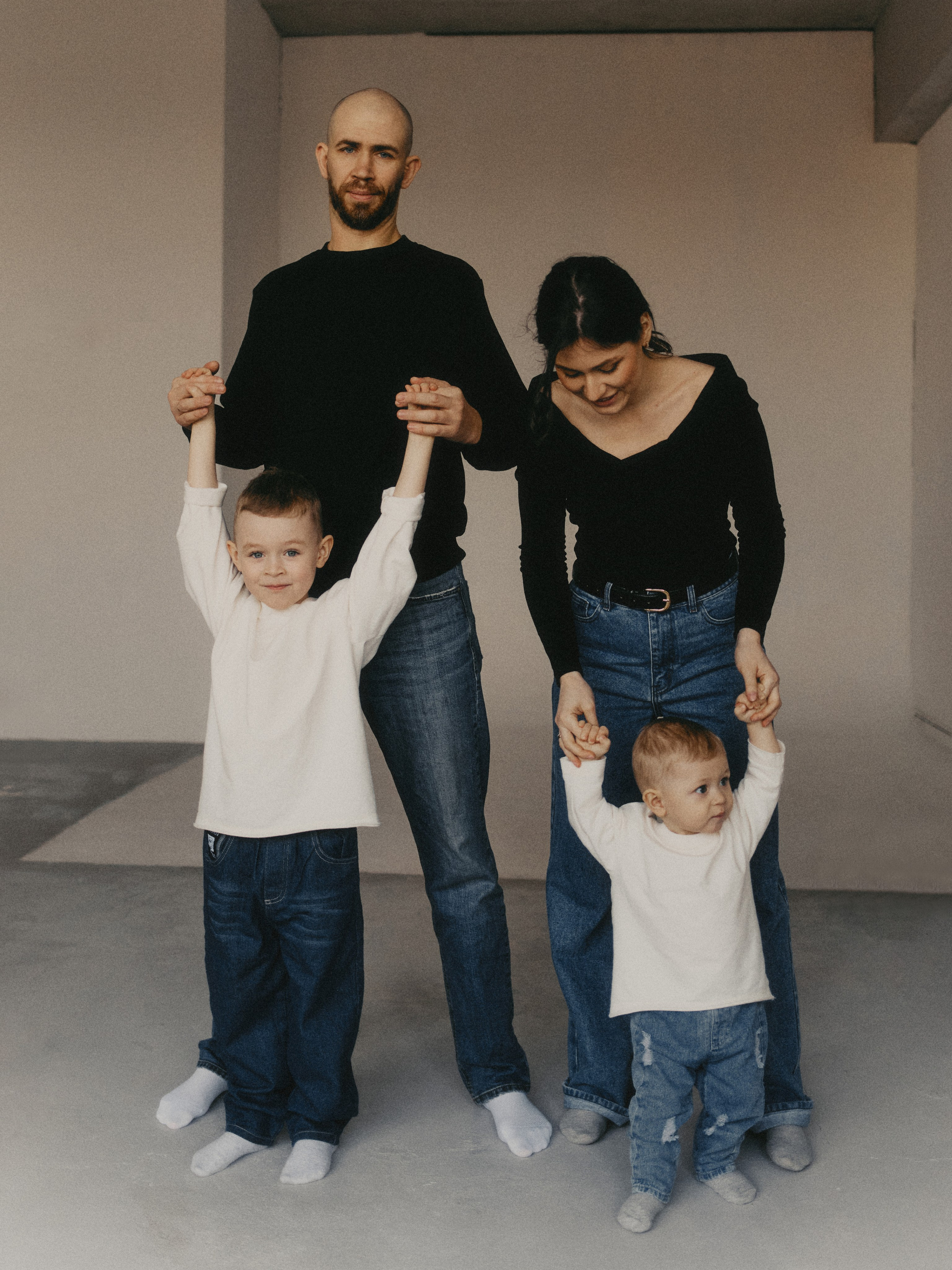 Леша, Кристина, Захар и Кирилл. Портретный фотограф в Москве Ольга Крылова