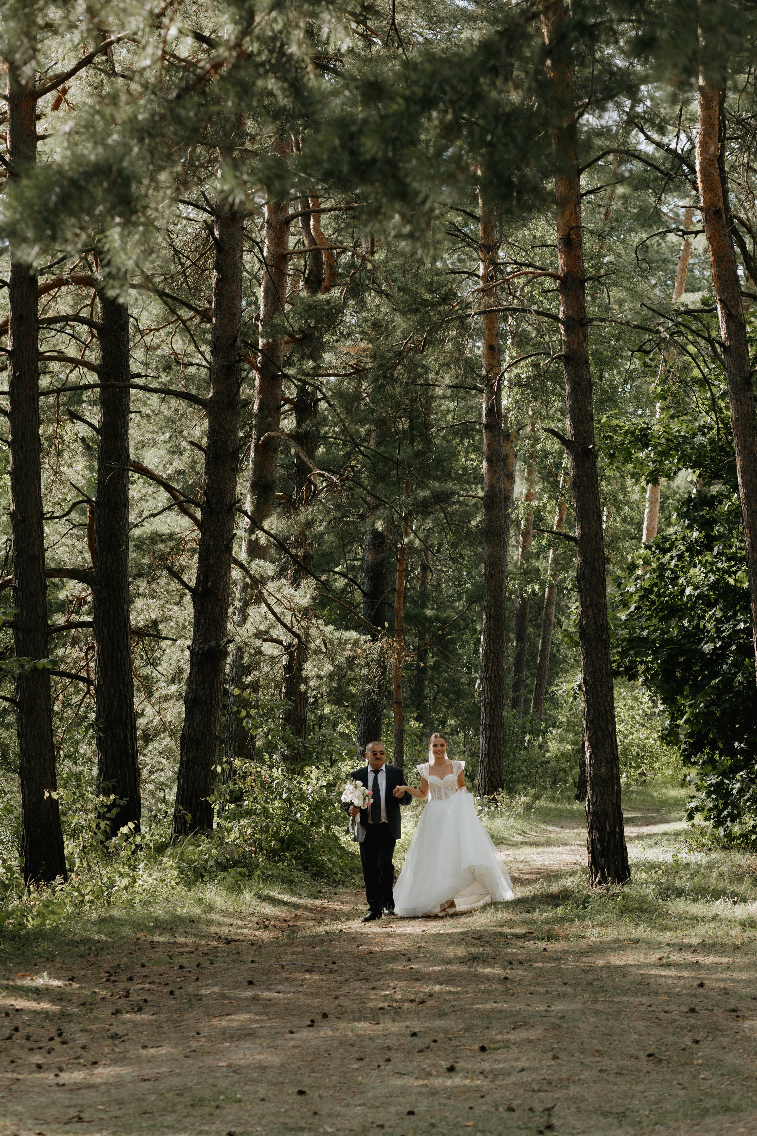 Летняя свадебная фотосессия