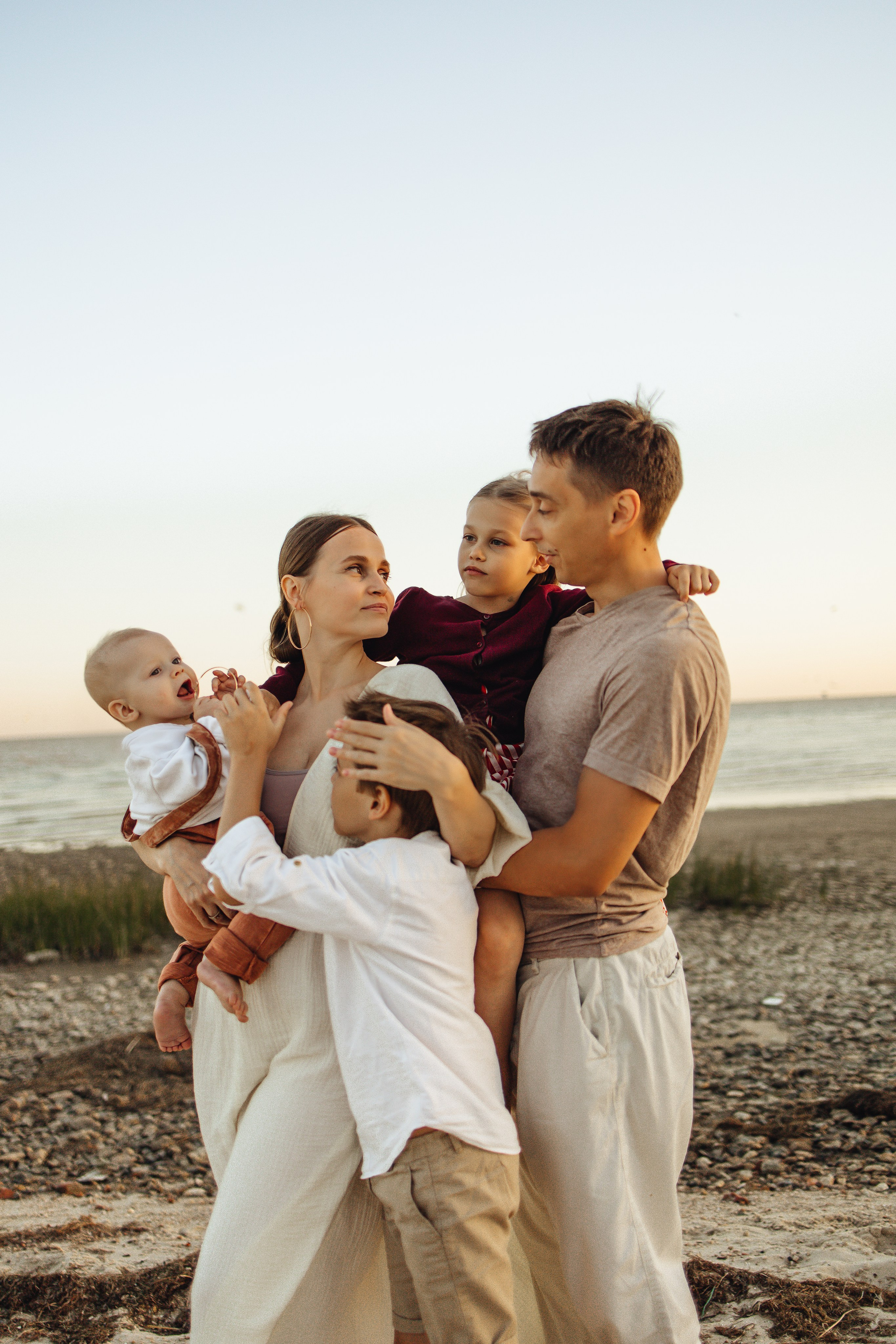 Летняя история на берегу. Семейный и детский фотограф, таганрог, ростов-на-дону