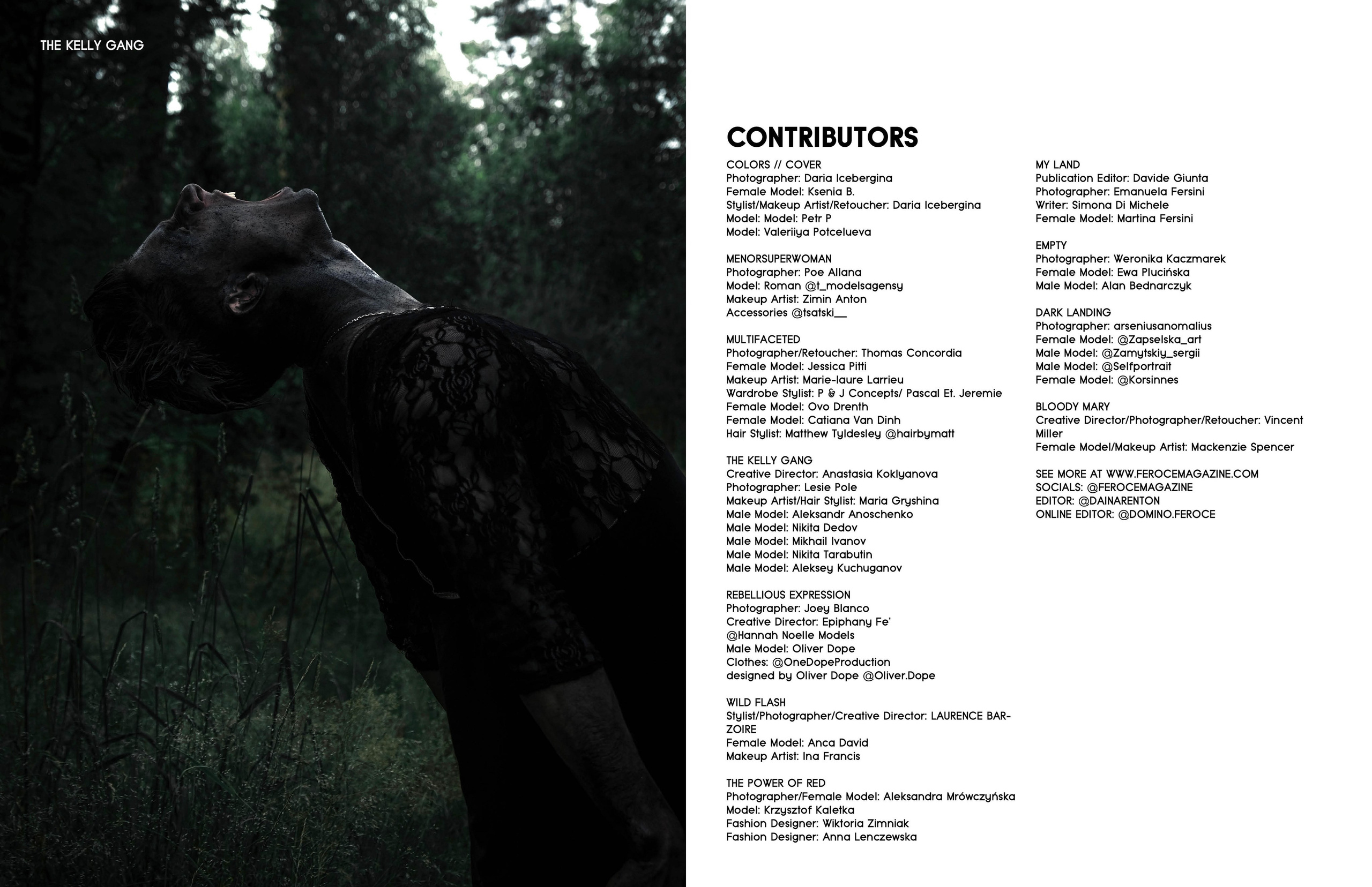 «The Kelly Gang» for FÉROCE Mag. Портретный и fashion-фотограф в Санкт-Петербурге Олеся Поле