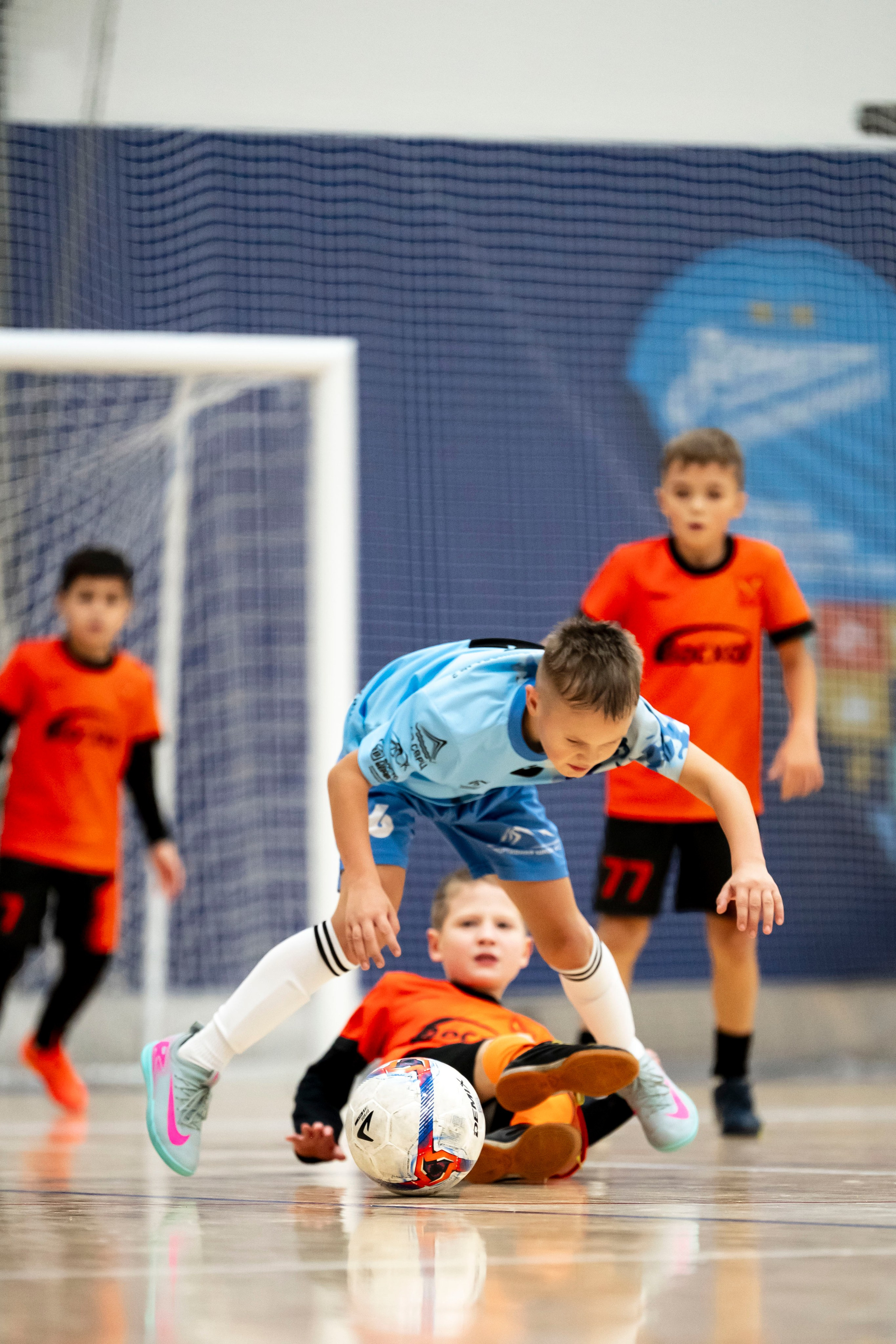 Всероссийский турнир по мини футболу FUTSAL KIDS TROPHY 2025. Спортивный фотограф в Туле и Тульской области. Файсханова Фото Спорт