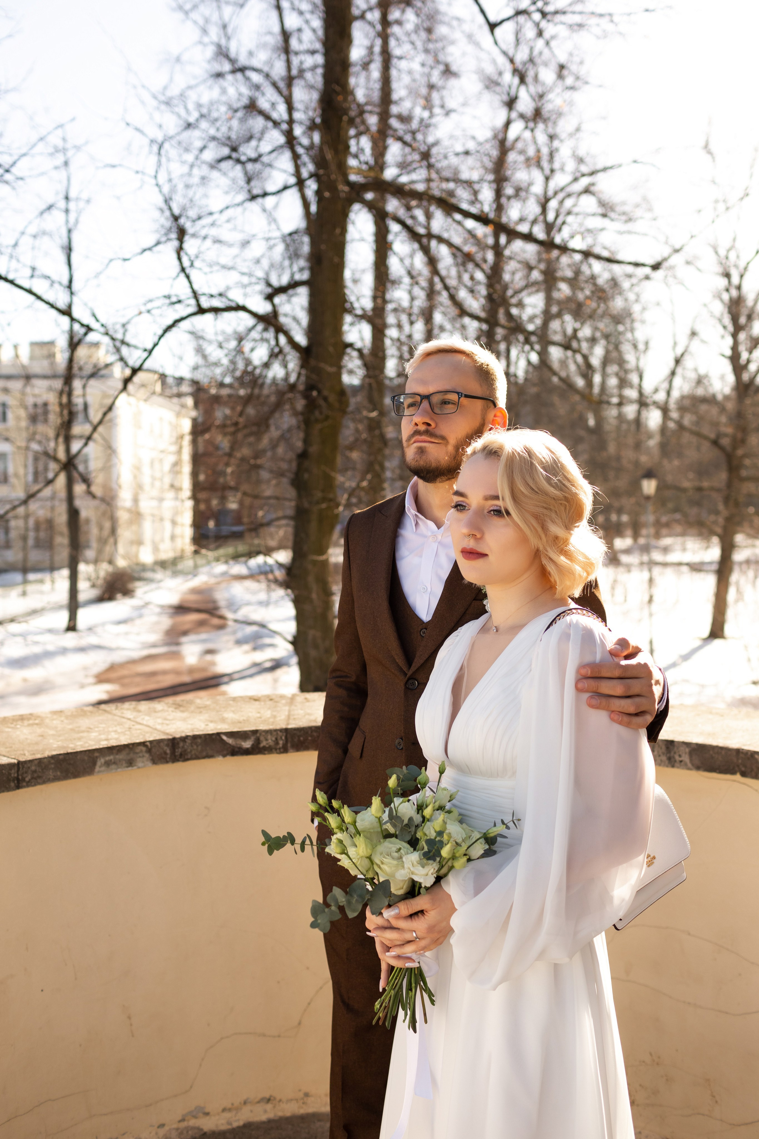 Свадебная фотосессия в Пушкине. Свадебный фотограф Кирилл Белый
