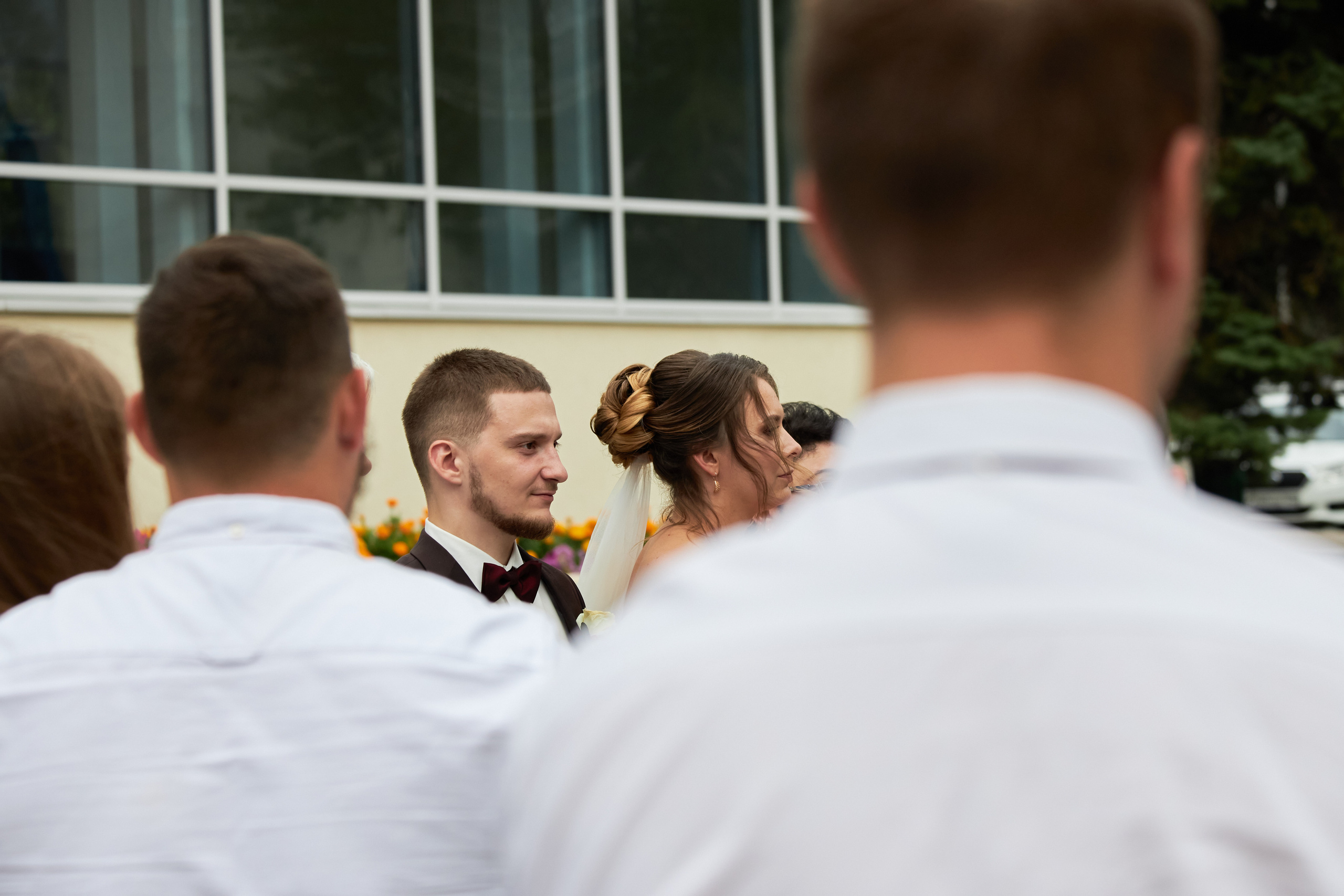 Свадебные фотографии ЗАГС, выкуп, свадебная фотосессия. Репортажные свадебные фотографии. Фотограф Олег Слеб