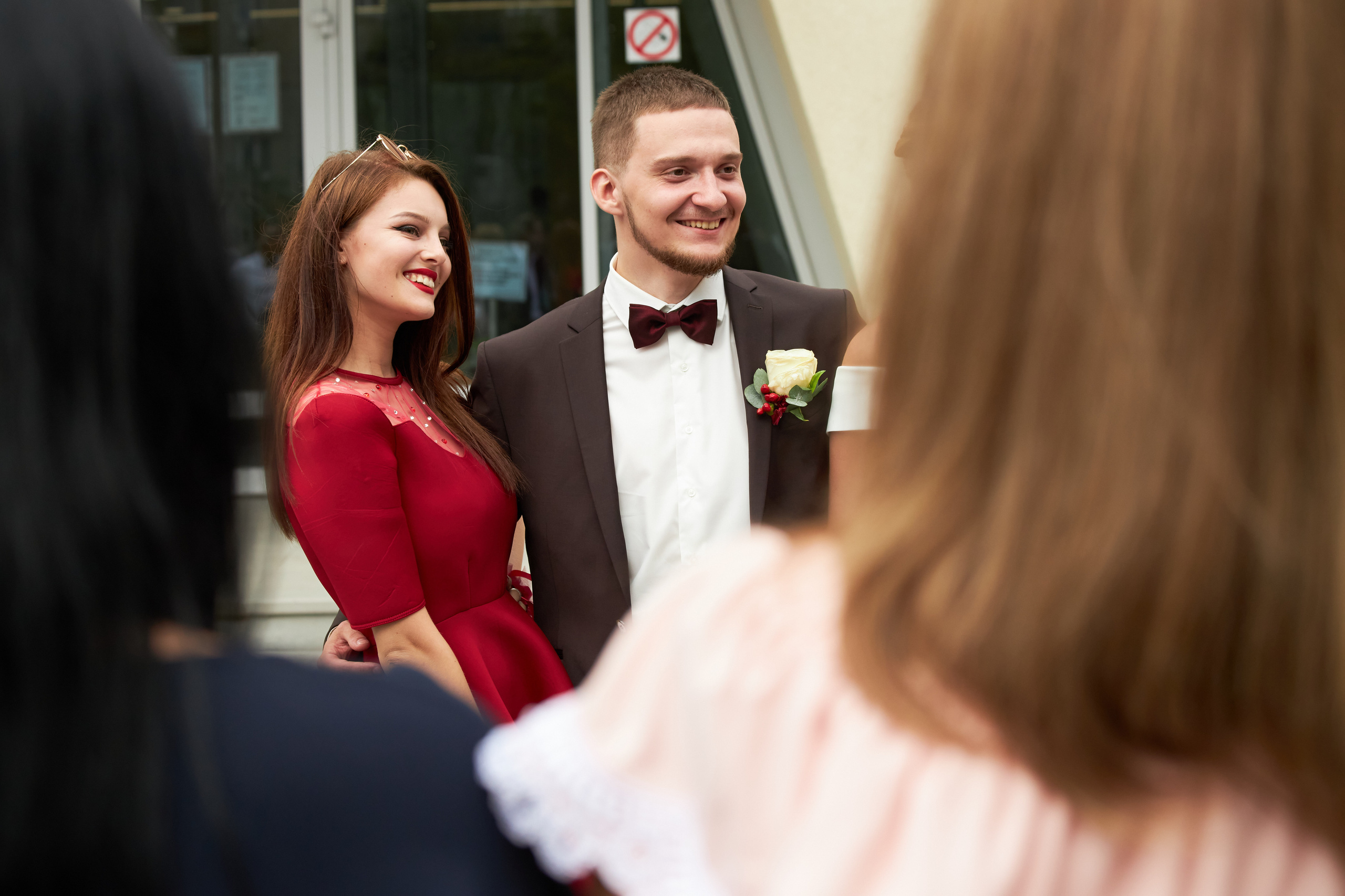 Свадебные фотографии ЗАГС, выкуп, свадебная фотосессия. Репортажные свадебные фотографии. Фотограф Олег Слеб