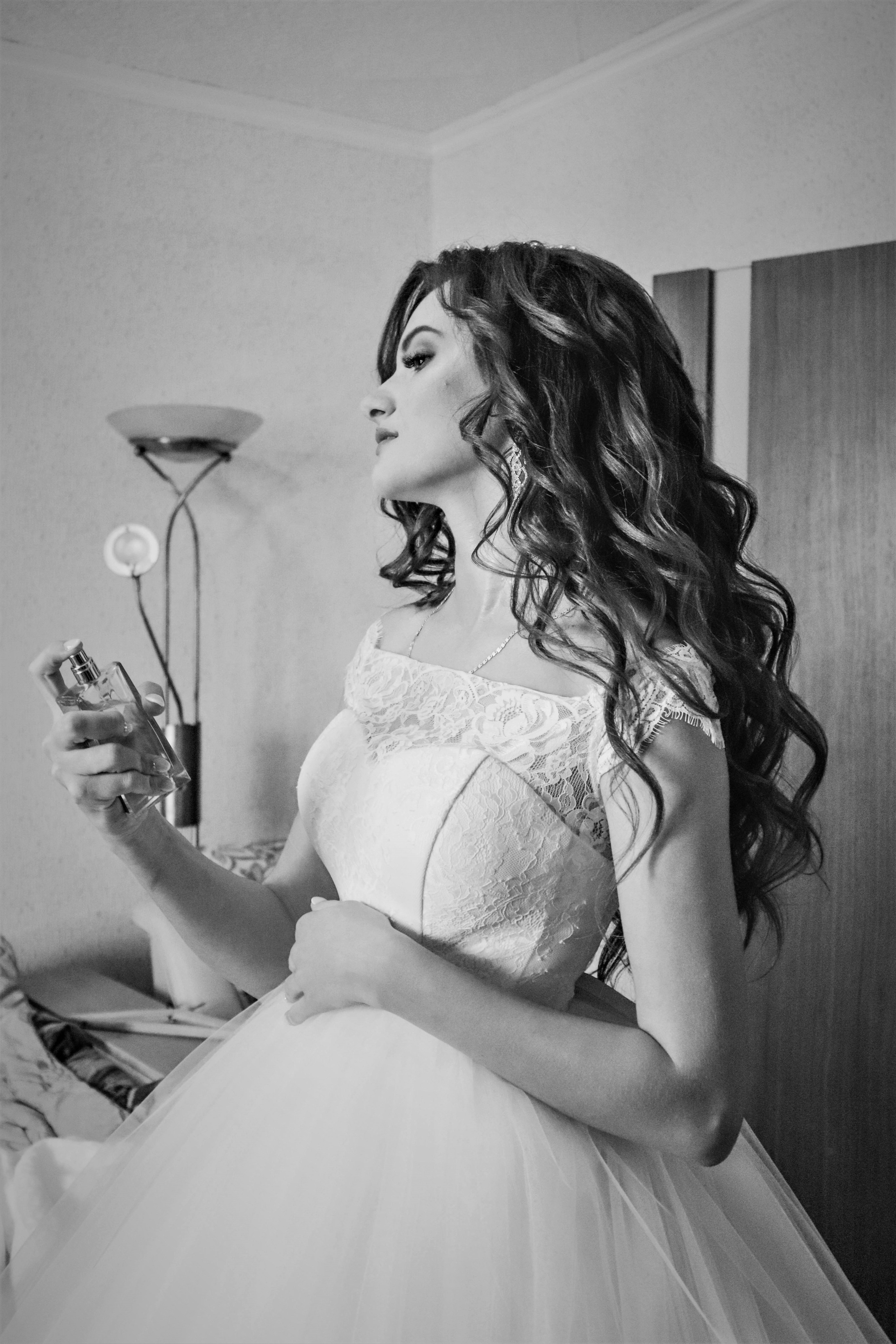 Фотосессия утреннего сбора невесты в городе Северск и Томск