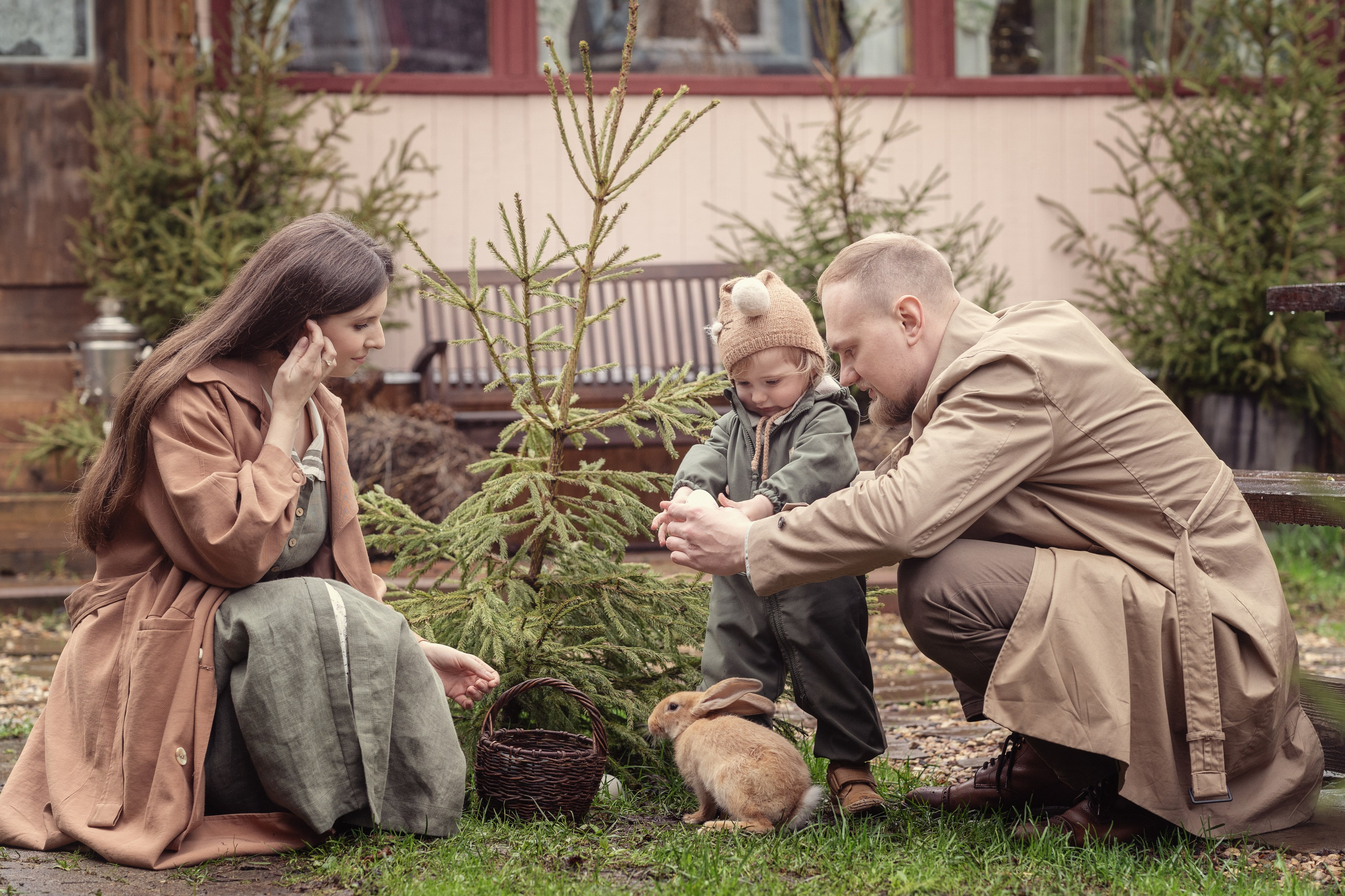 Пасхальный кролик. Семейный фотограф Новая Рига (Звенигород, Истра) Евгения Литовченко
