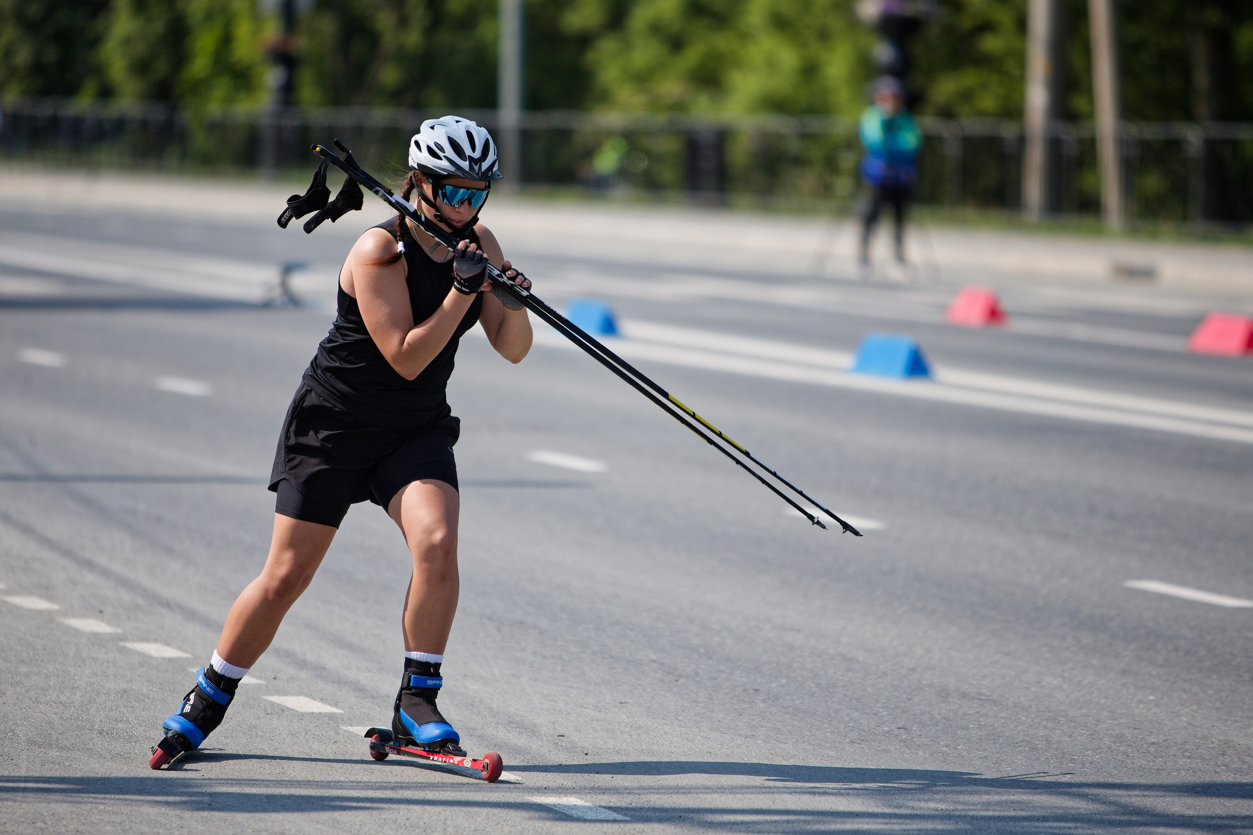 II этап Кубка России по лыжероллерам. Кутузов Евгений Фотограф в Южно-Сахалинске