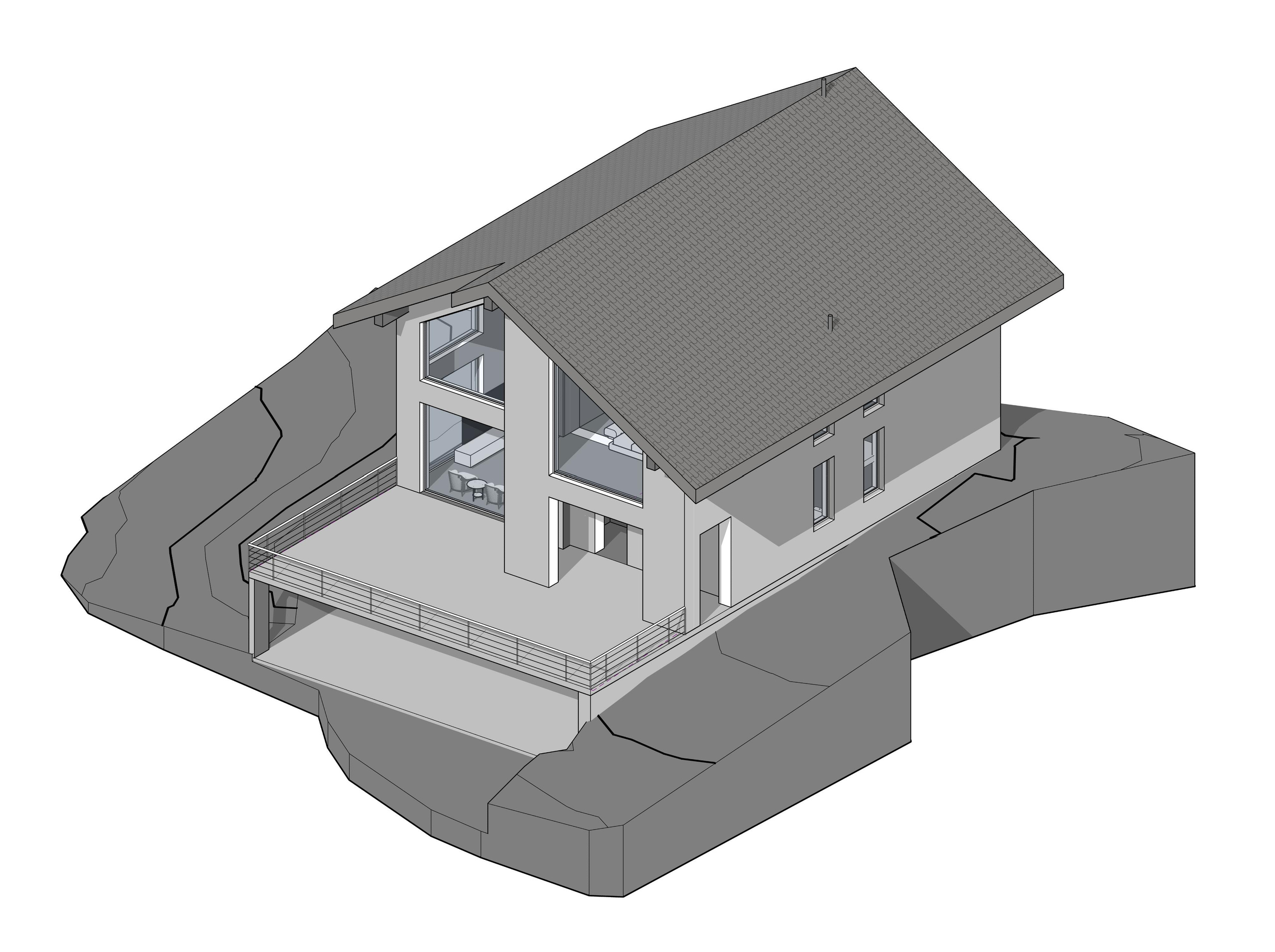 Загородный дом Сикачи-Алян. Архитектурно-дизайнерское бюро ROOMS