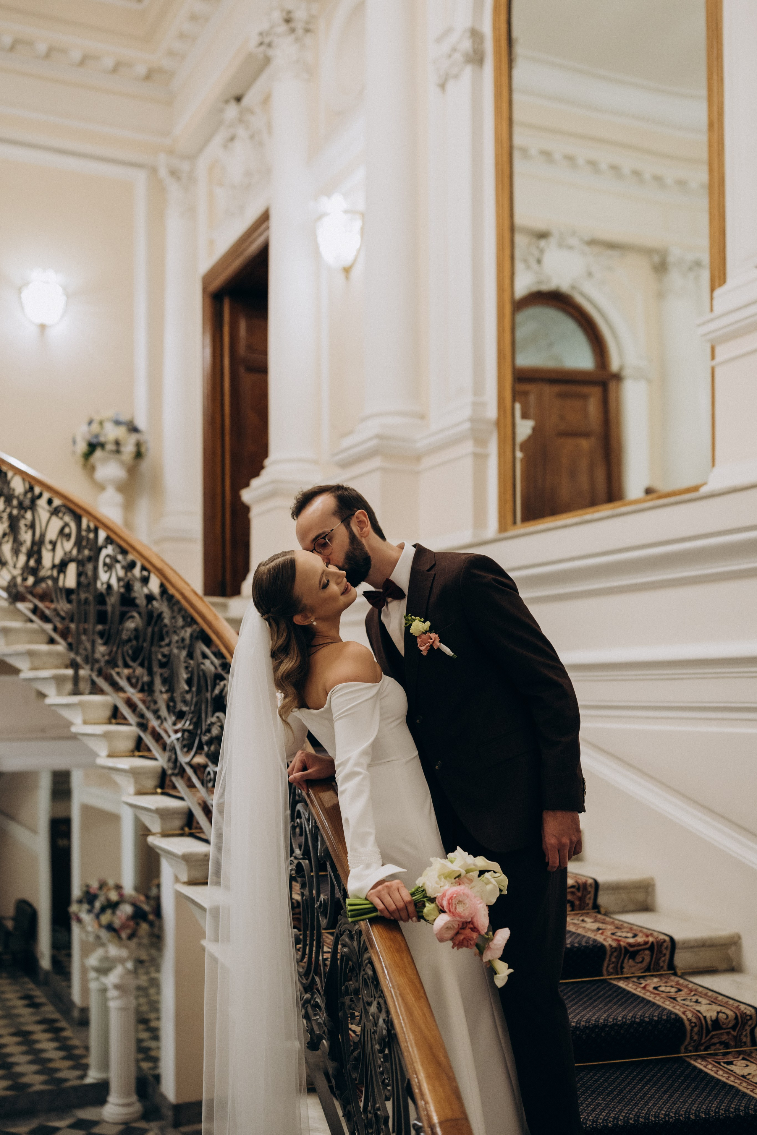 Юра и Полина | 2-й дворец и Половцова. Свадебный и love story фотограф в Санкт-Петербурге