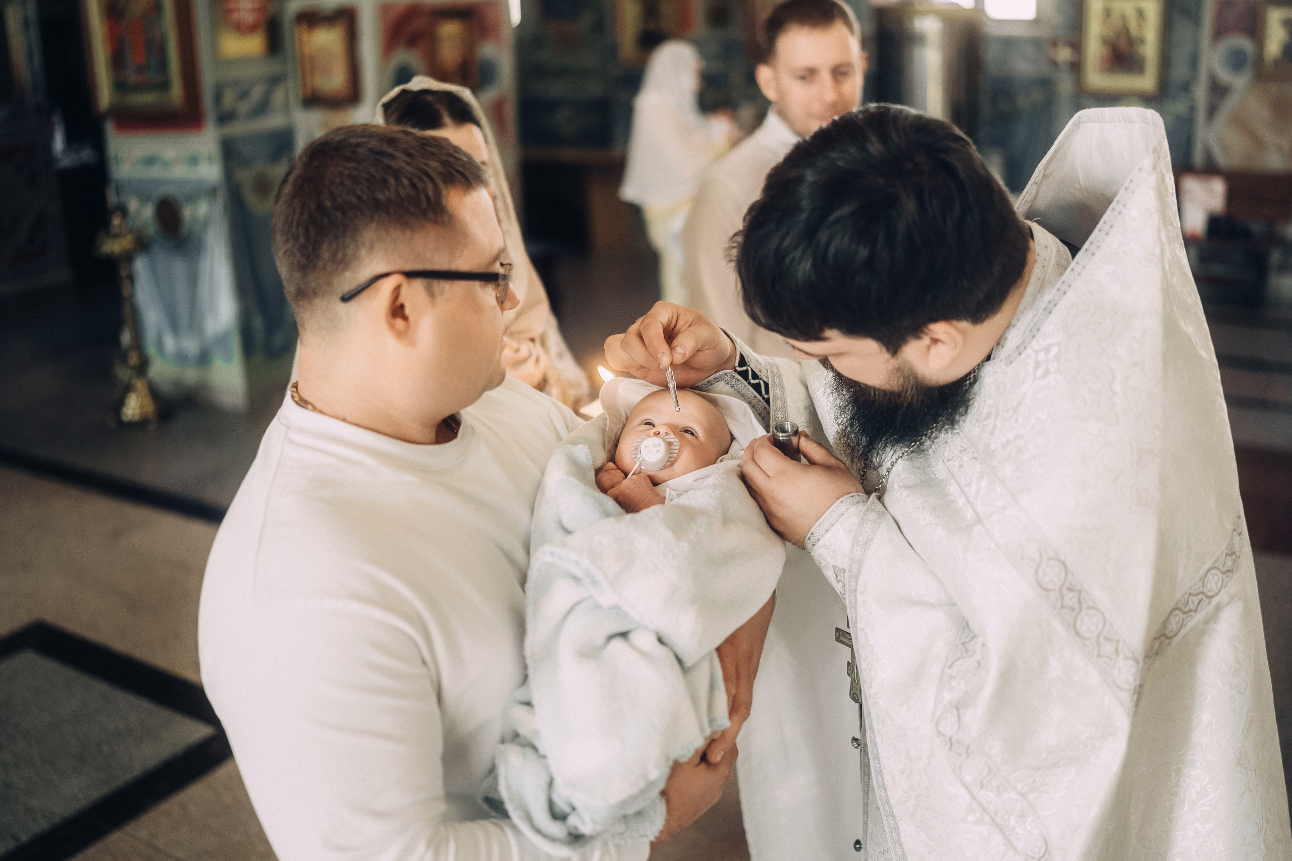 Фотосъемка таинства крещения в Воронеже. Свадебный и репортажный фотограф в Воронеже Роман Янко