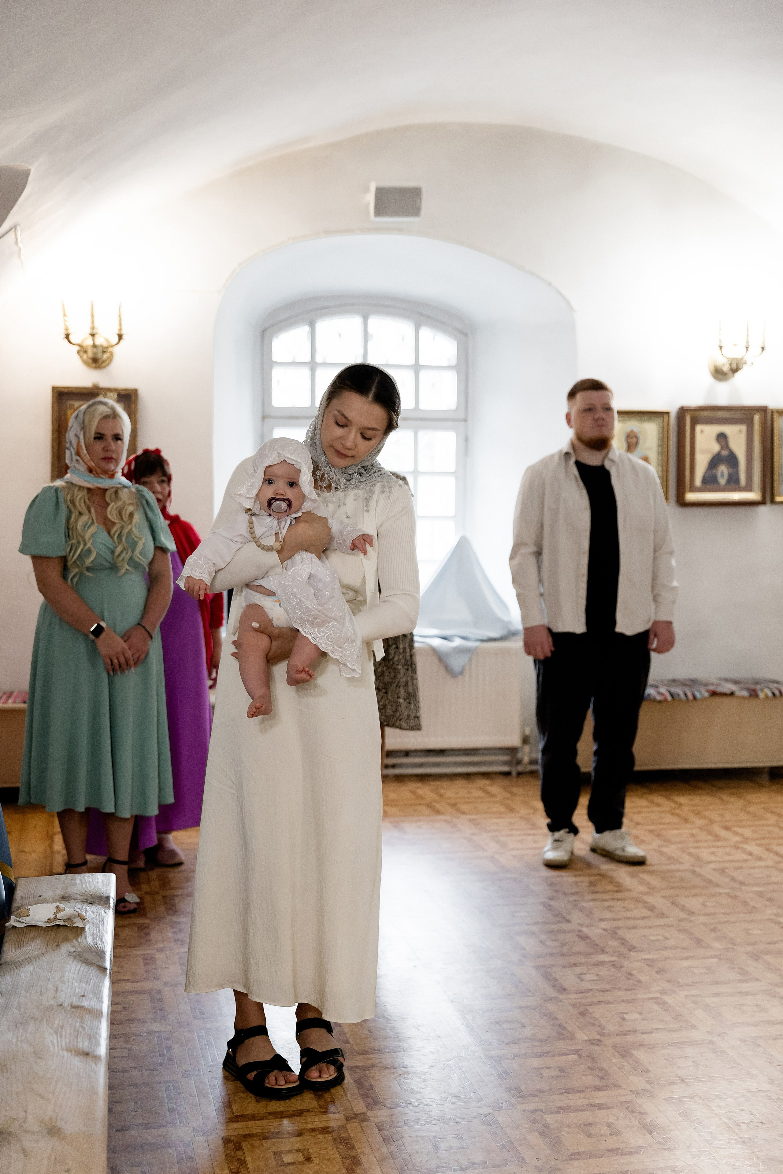 Крещение Полины в Церкви Илии Пророка. Свадебный фотограф в Пскове и Санкт-Петербурге | Анна Голикова