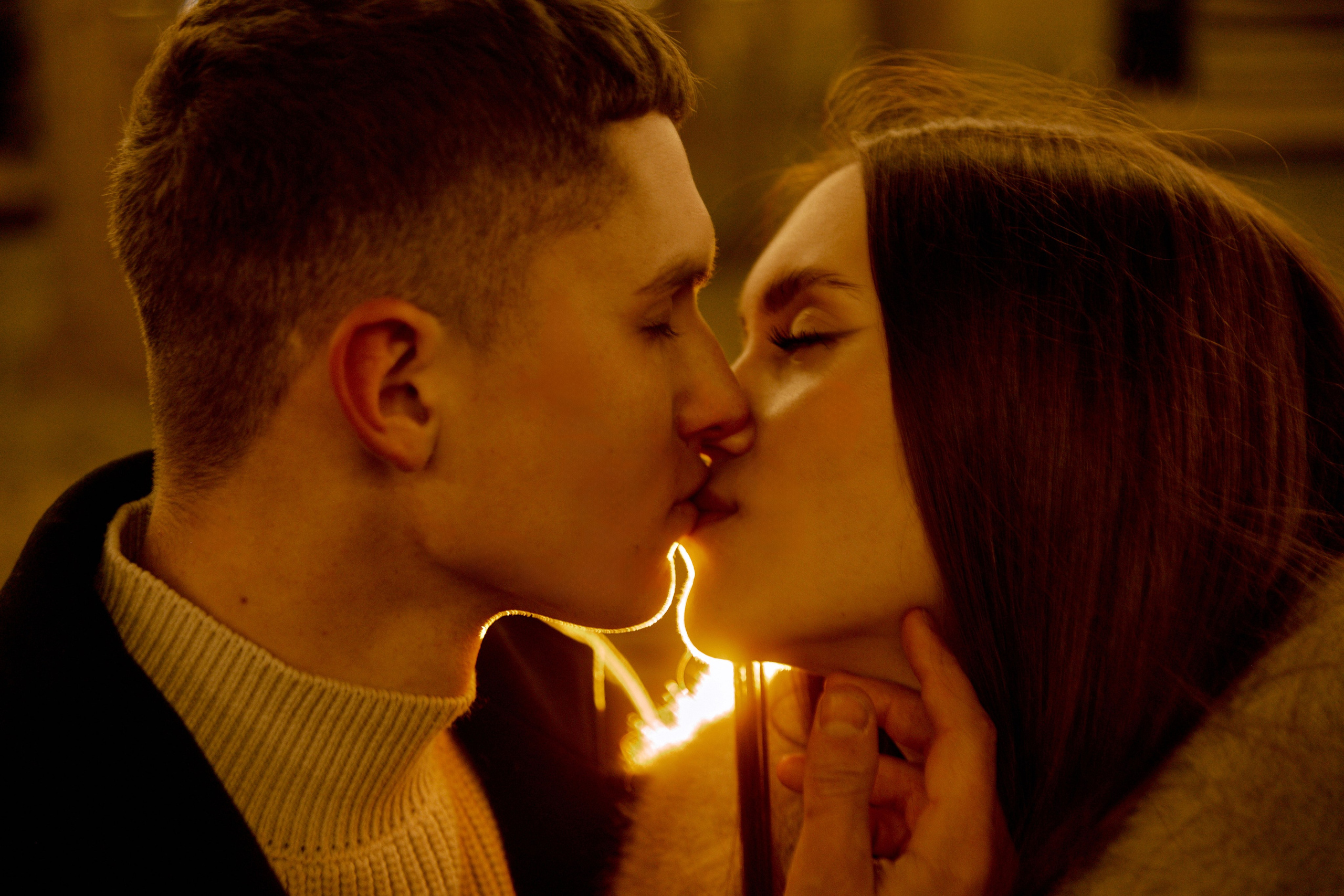 Зимняя фотосессия love story