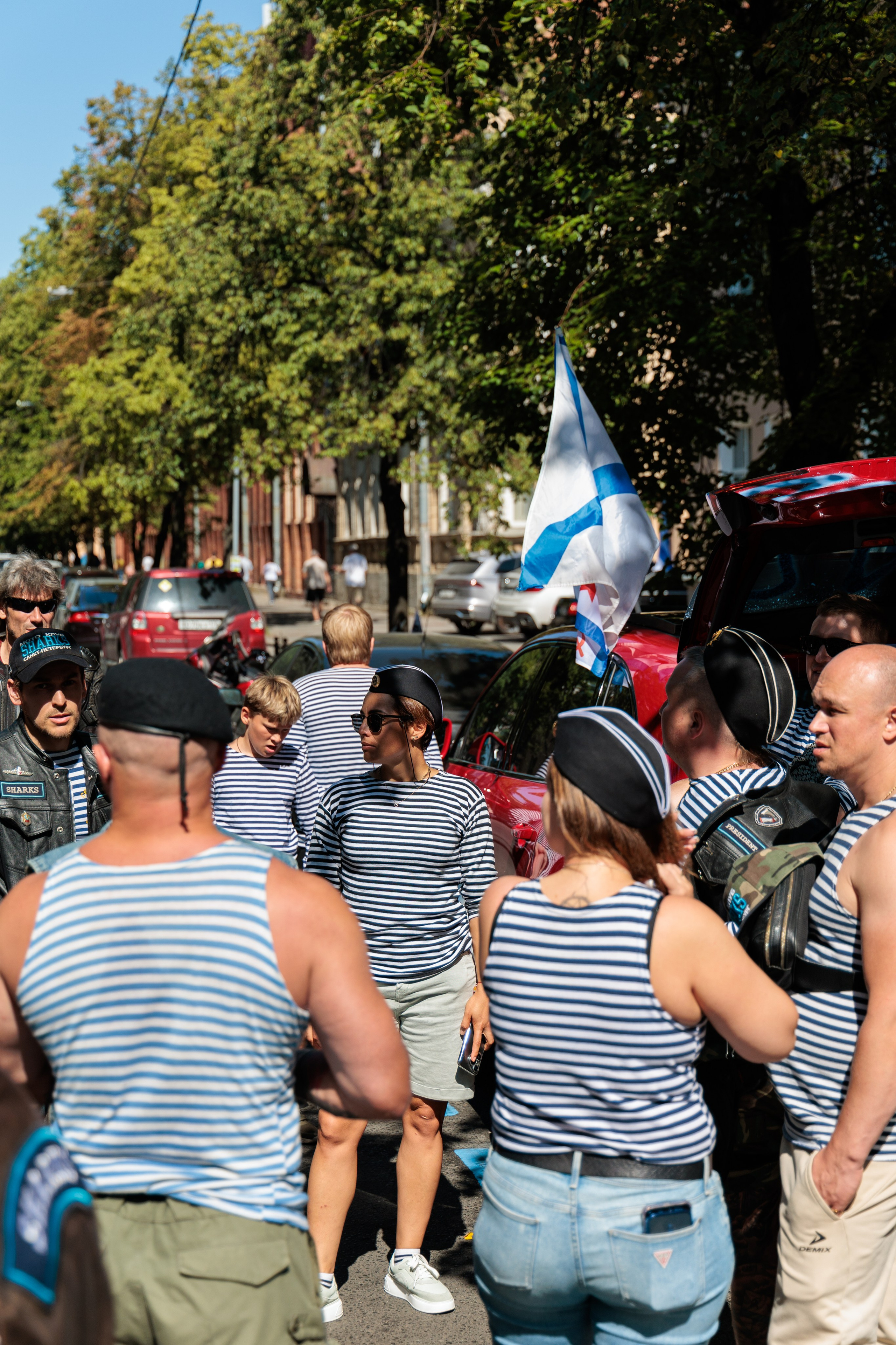 День ВМФ с мотоклубом 28.08.24. Репортажный фотограф Санкт-Петербург | Роман Карбышев