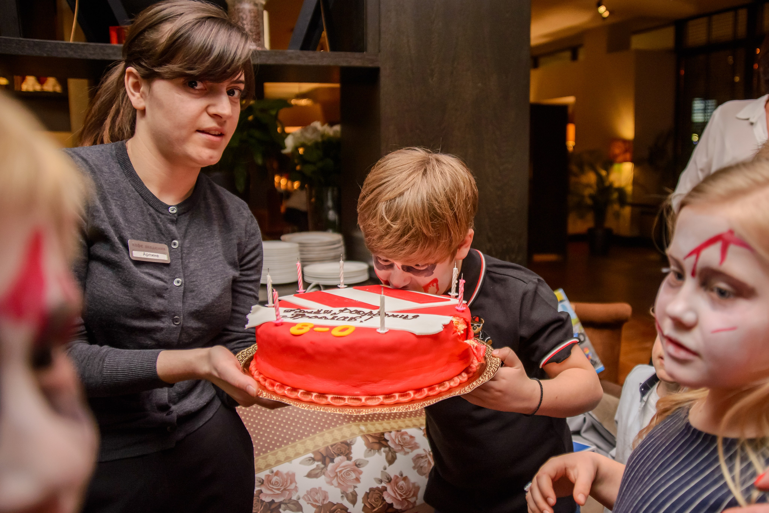 Детский день рождения в ресторане