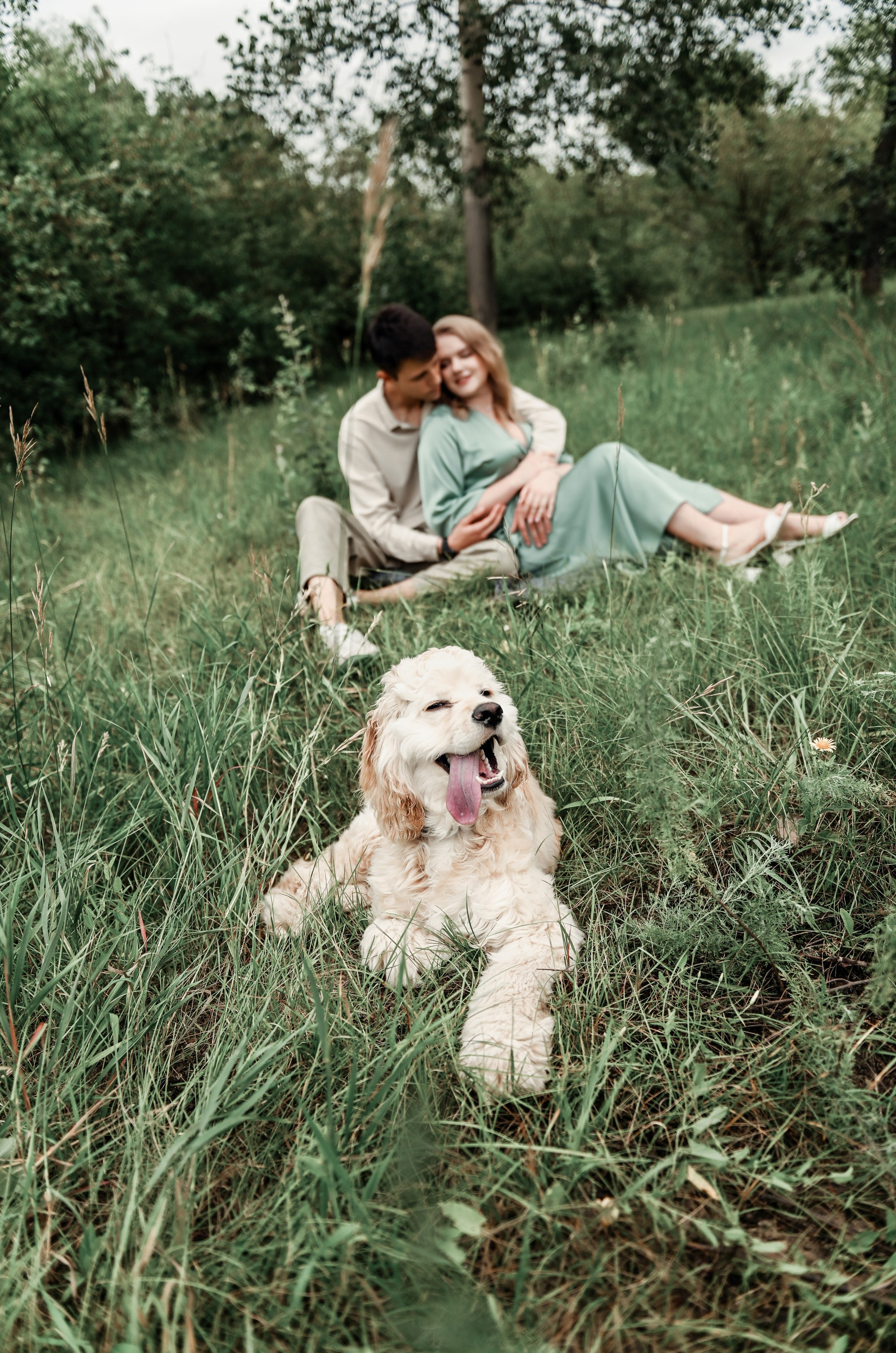 Love story прогулка вместе с песиком))). Свадебный, семейный, детский, контент фотограф в Омске Максим Ильин