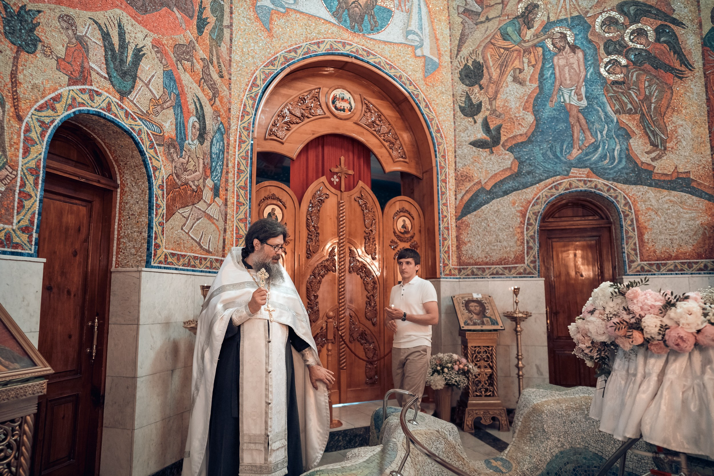 Крещение в Свято-Троицком монастыре Симферополь. Церковный фотограф Севастополь