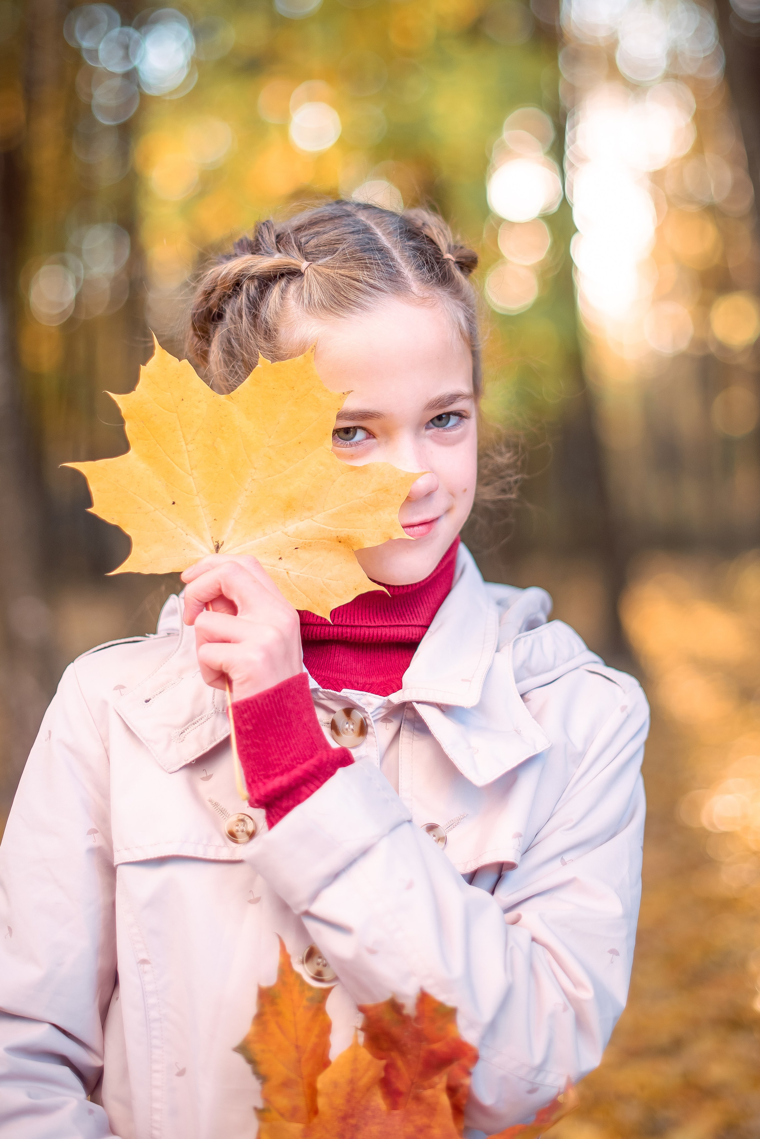 Осенняя прогулка семьи Андрея и Марины. Свадебный и семейный фотограф в Москве Юлия Винник