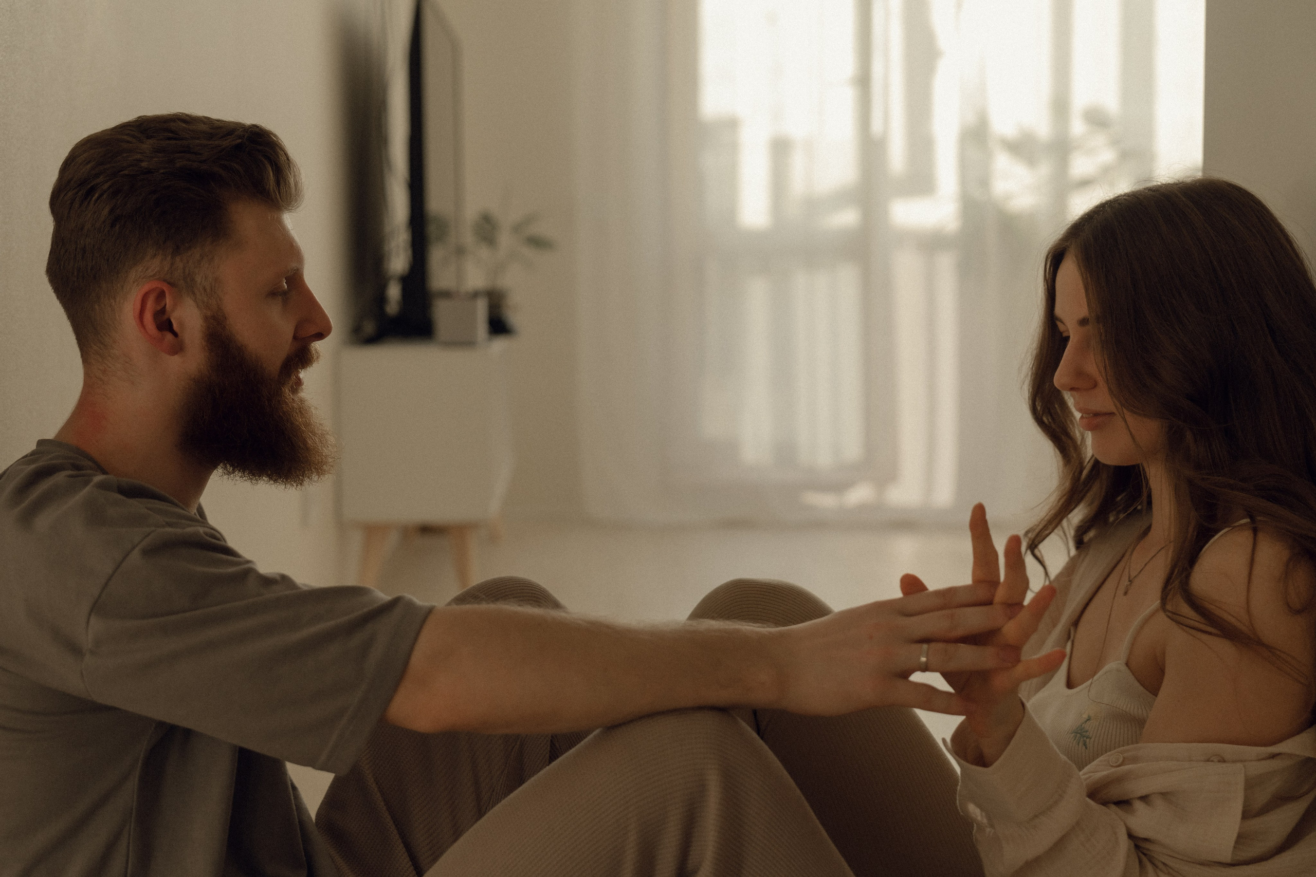 Парная домашняя фотосессия в Архангельске. Портретный и свадебный фотограф в Архангельске Елизавета Стрекаловская