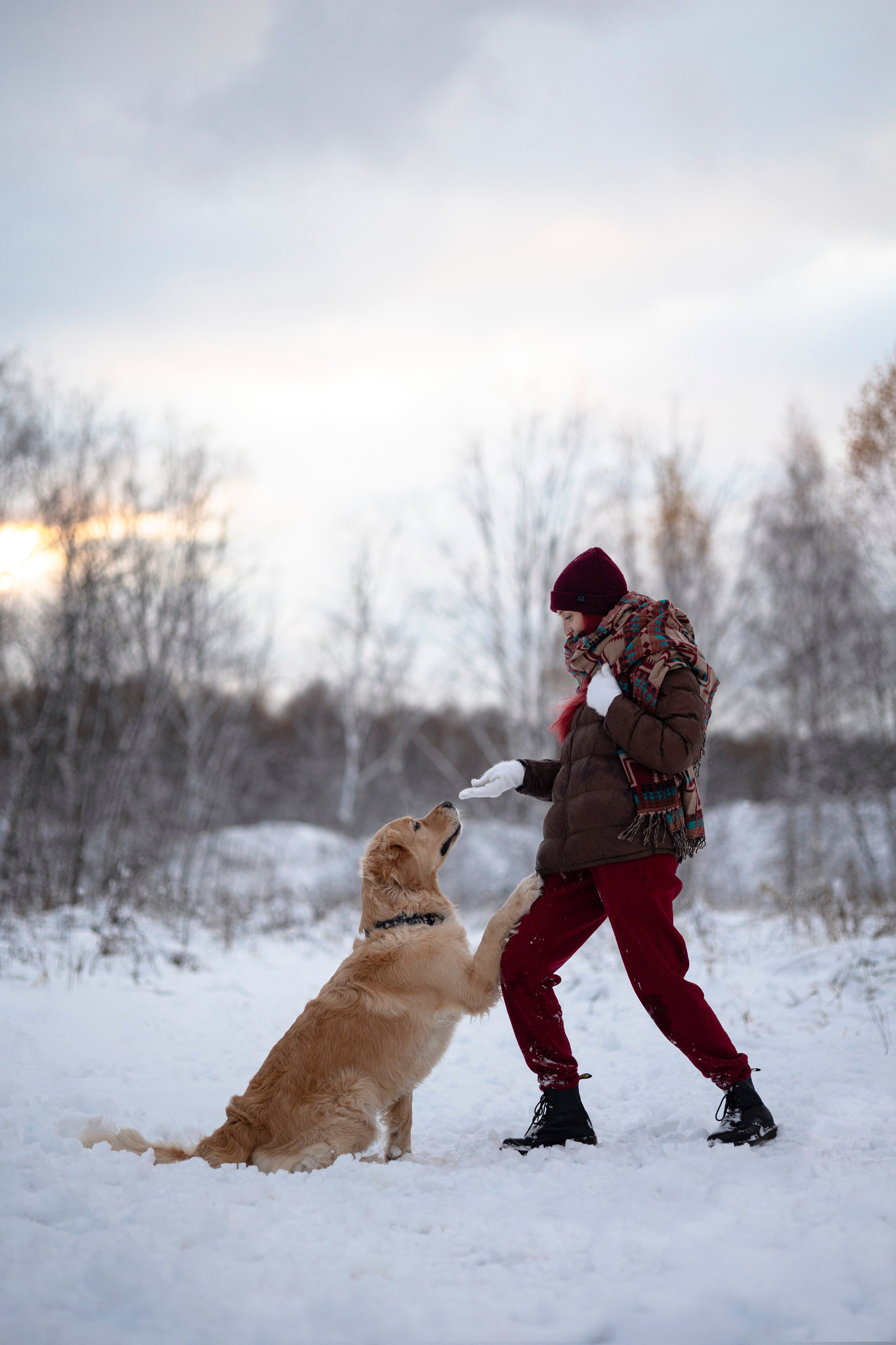 Съемка с собакой. Анастасия Белаш