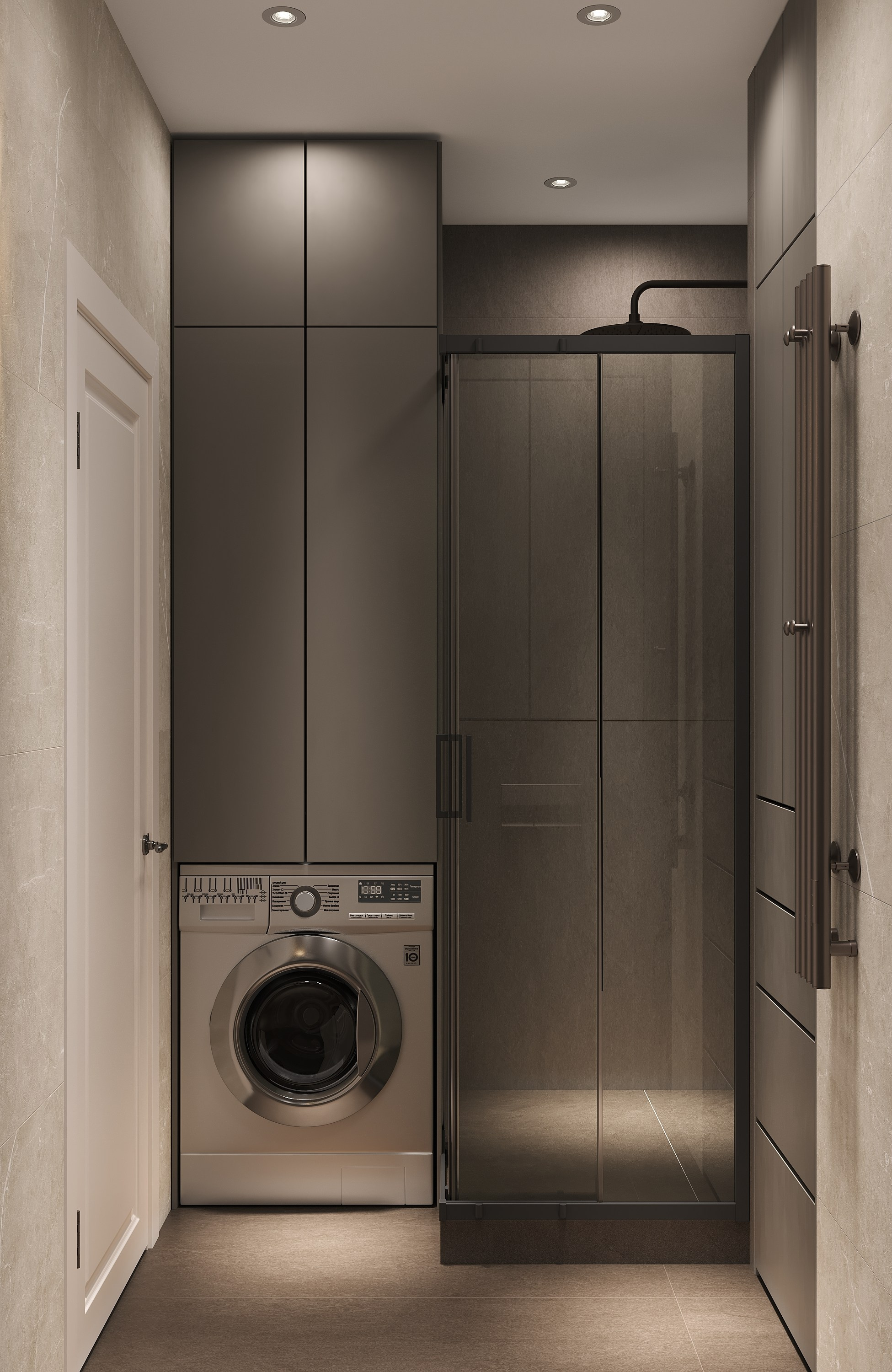 3 m² САНУЗЕЛ. 3d визуализатор