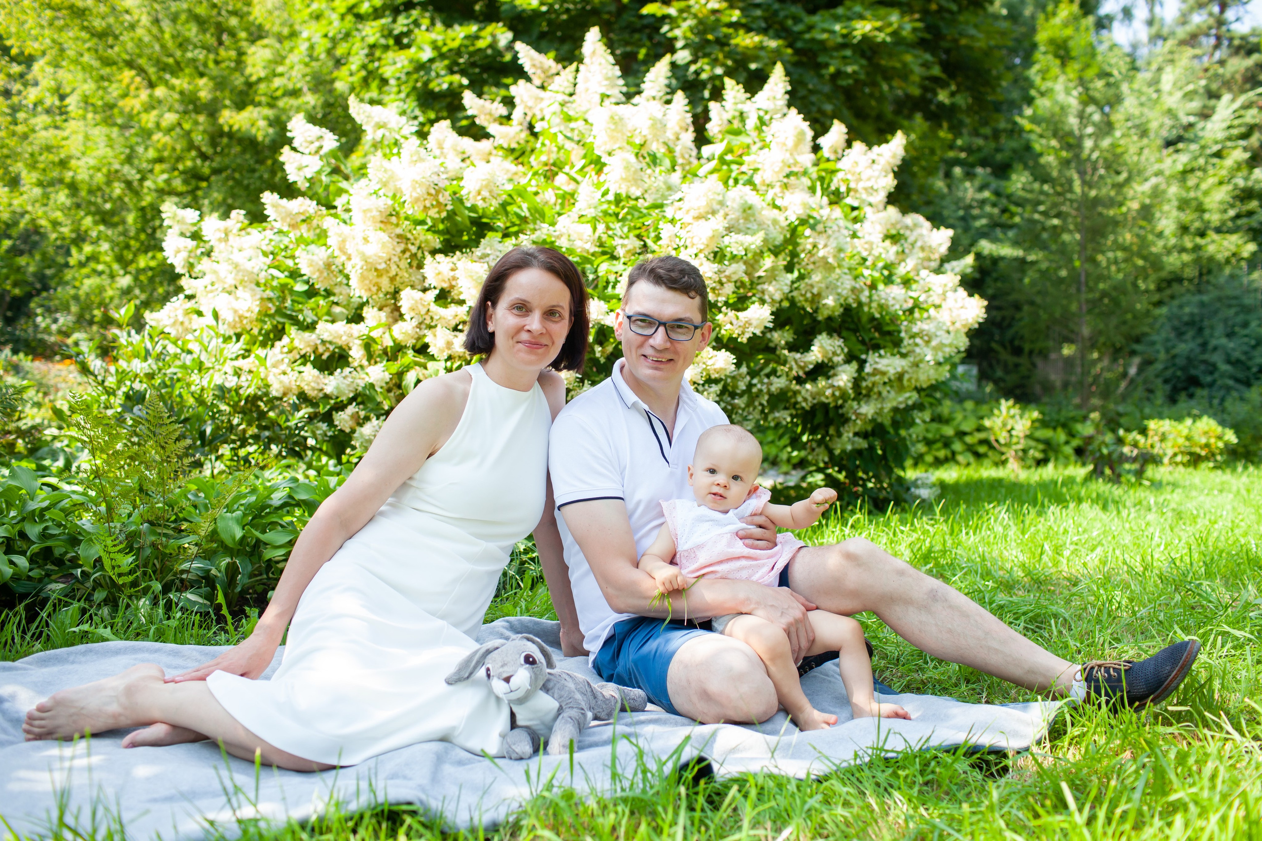 Семейная фотосессия в парке. Фотографы в Москве Светлана Устинова и Сергей Грачев