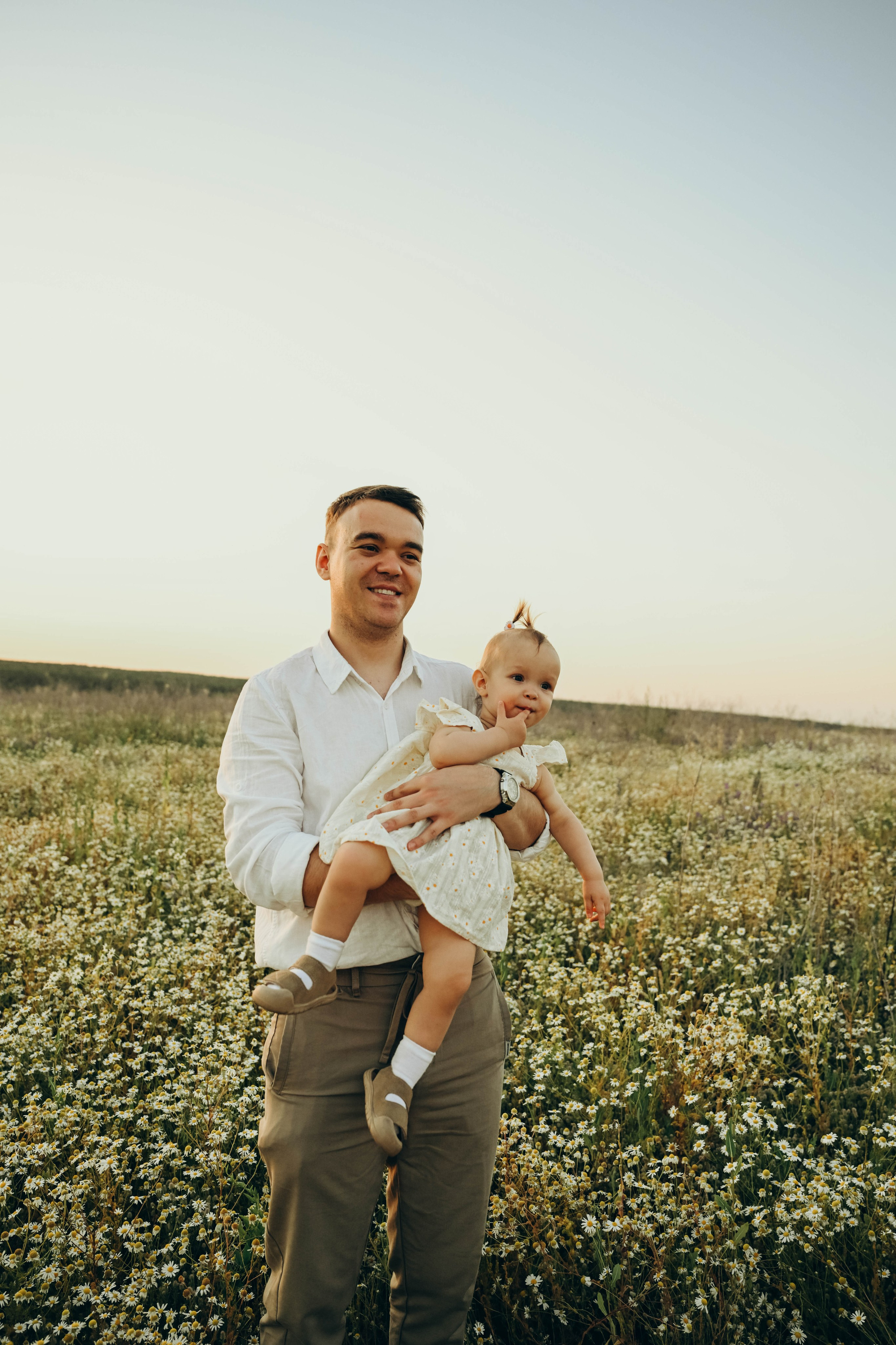 Ромашковое поле. Семейный фотограф в Москве Люберцах Ирина Вронская