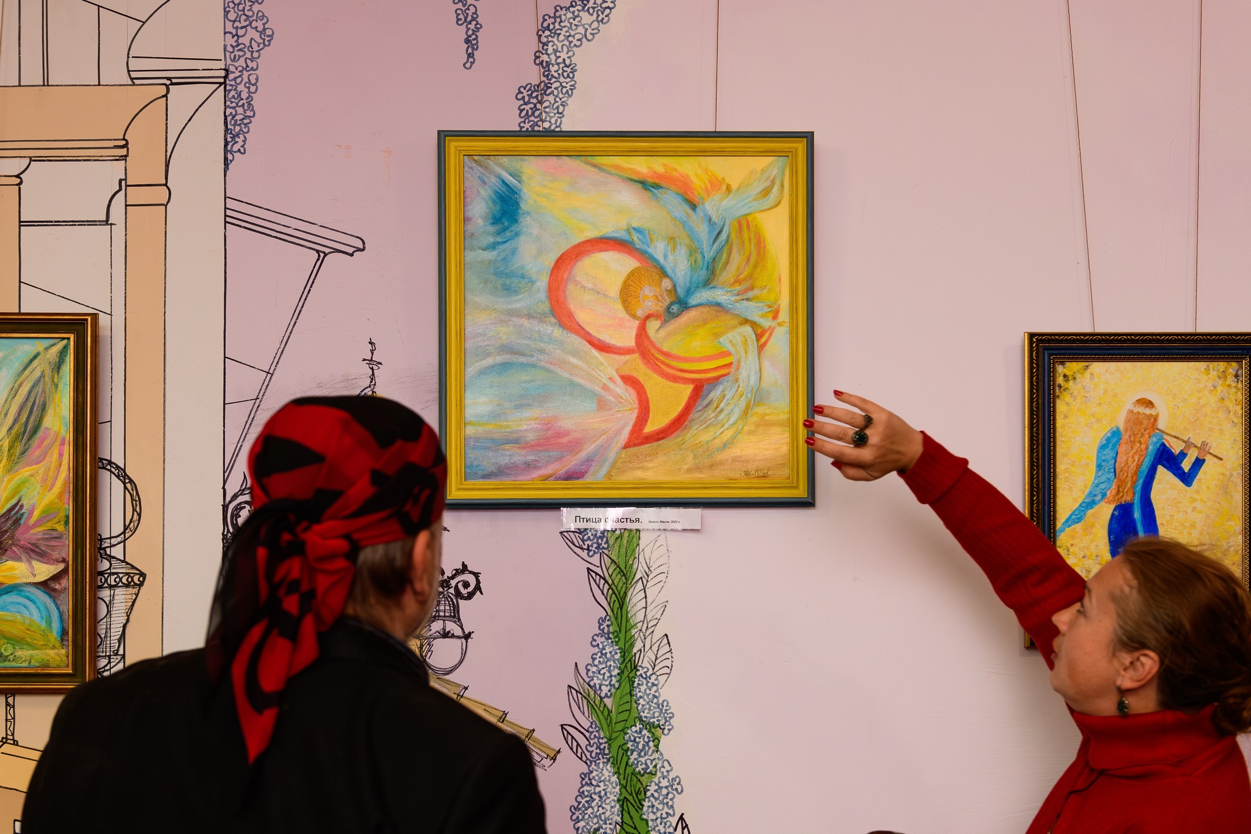 Выставка «Влюбленная в мир». Художница Татьяна Иванова-Гуляева. Фотограф Валерия Голубева (Миронова)