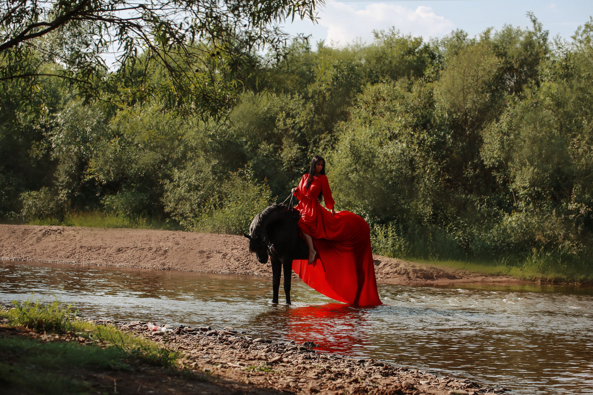 ХОД КОНЕМ — выезд на реку. Конный фотограф в Красноярске — Любовь Похабова