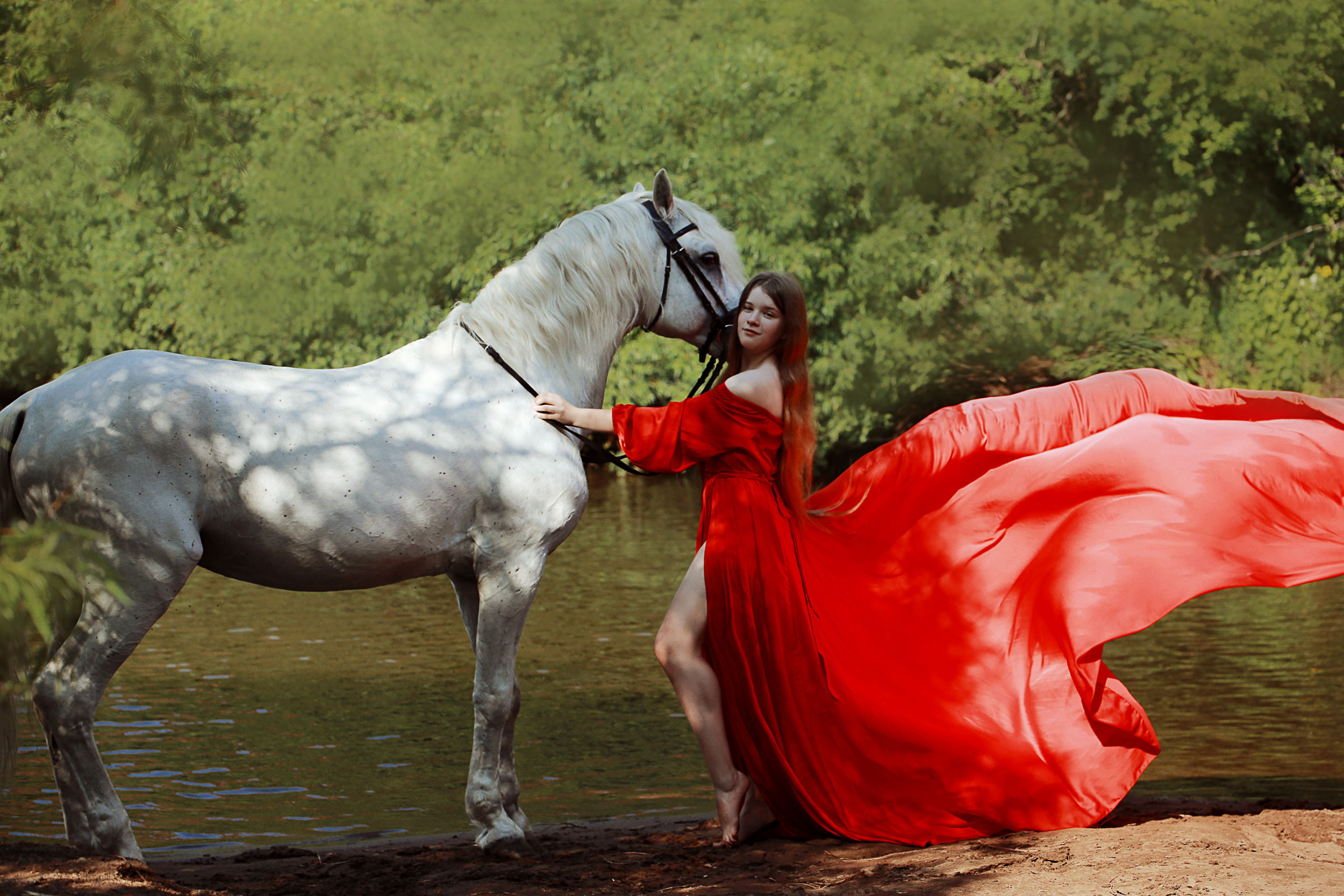 ХОД КОНЕМ — выезд на реку. Конный фотограф в Красноярске — Любовь Похабова