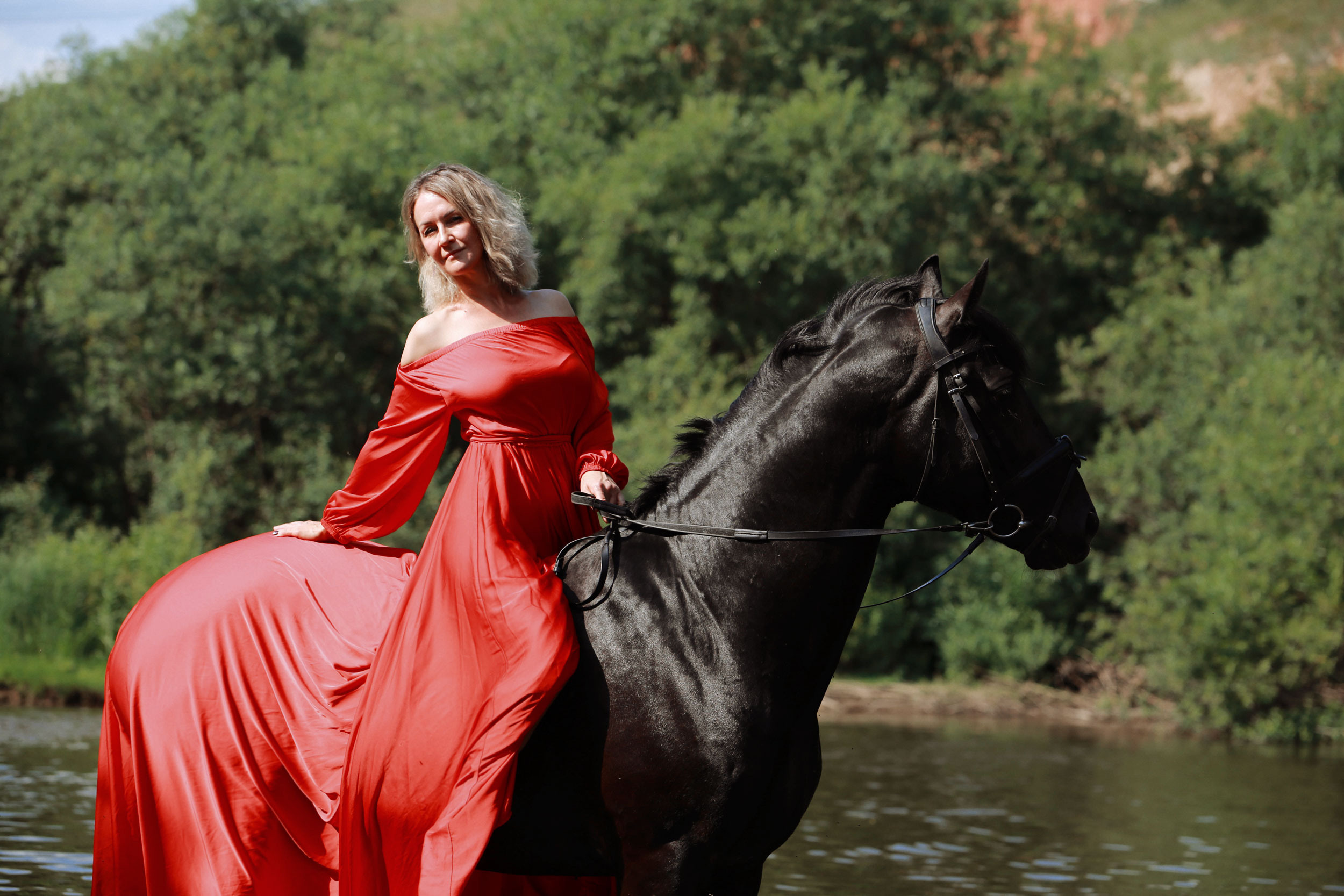 ХОД КОНЕМ — выезд на реку. Конный фотограф в Красноярске — Любовь Похабова