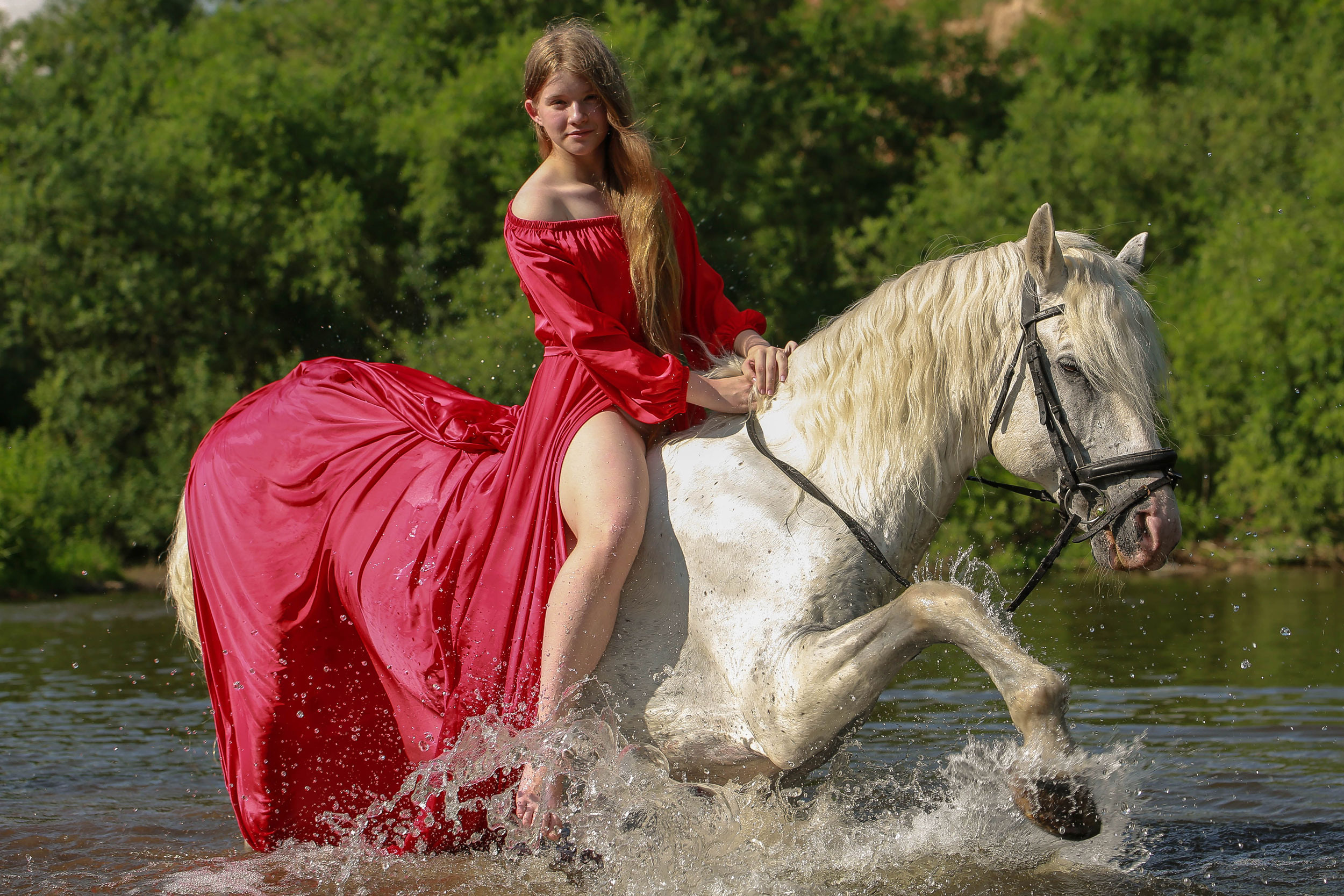 ХОД КОНЕМ — выезд на реку. Конный фотограф в Красноярске — Любовь Похабова
