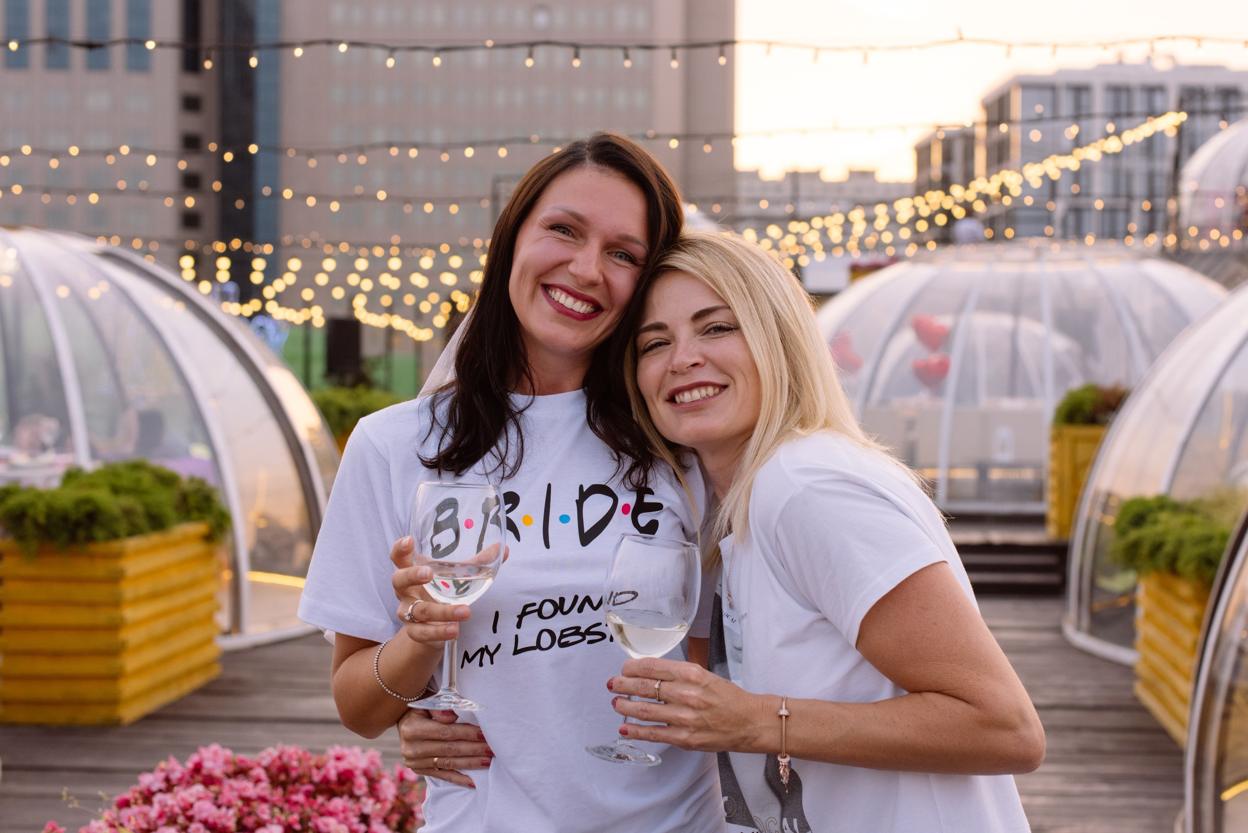 Девичник на крыше Loft. Свадебный фотограф в Москве Анна Полушина