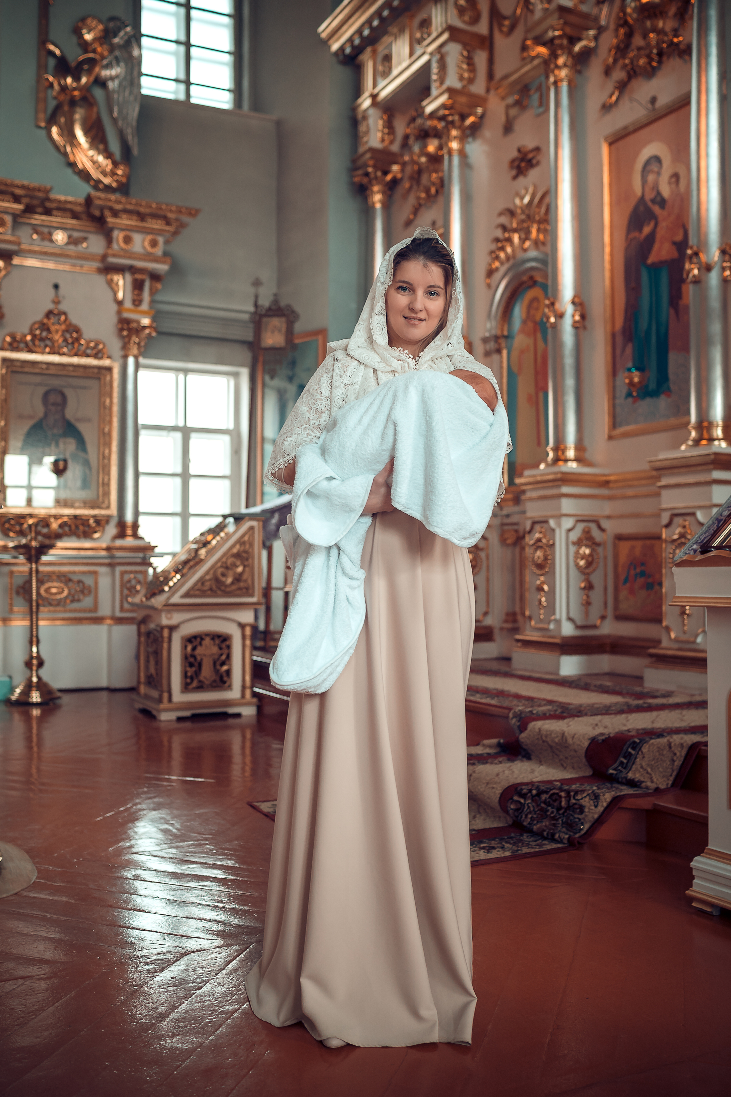 Крещение Михаила Благовещенский монастырь (Женский монастырь). Фотограф на Крещение и Венчание в Красноярске Рамазанова Юлия