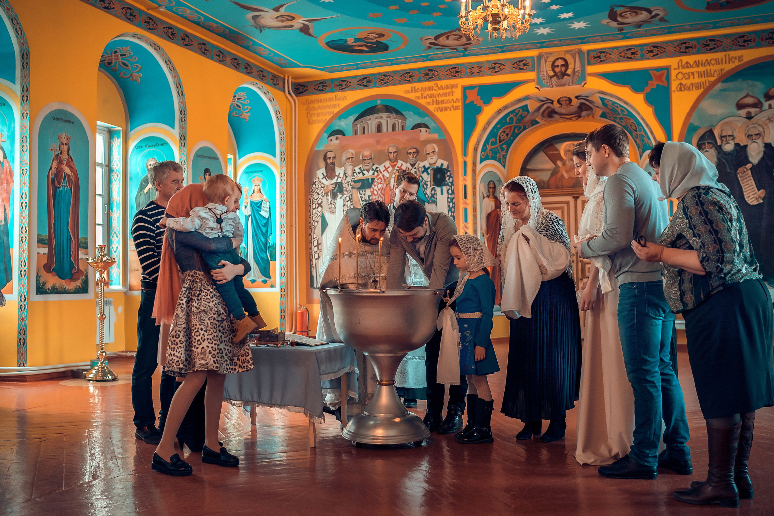 Крещение Михаила Благовещенский монастырь (Женский монастырь). Фотограф на Крещение и Венчание в Красноярске Рамазанова Юлия