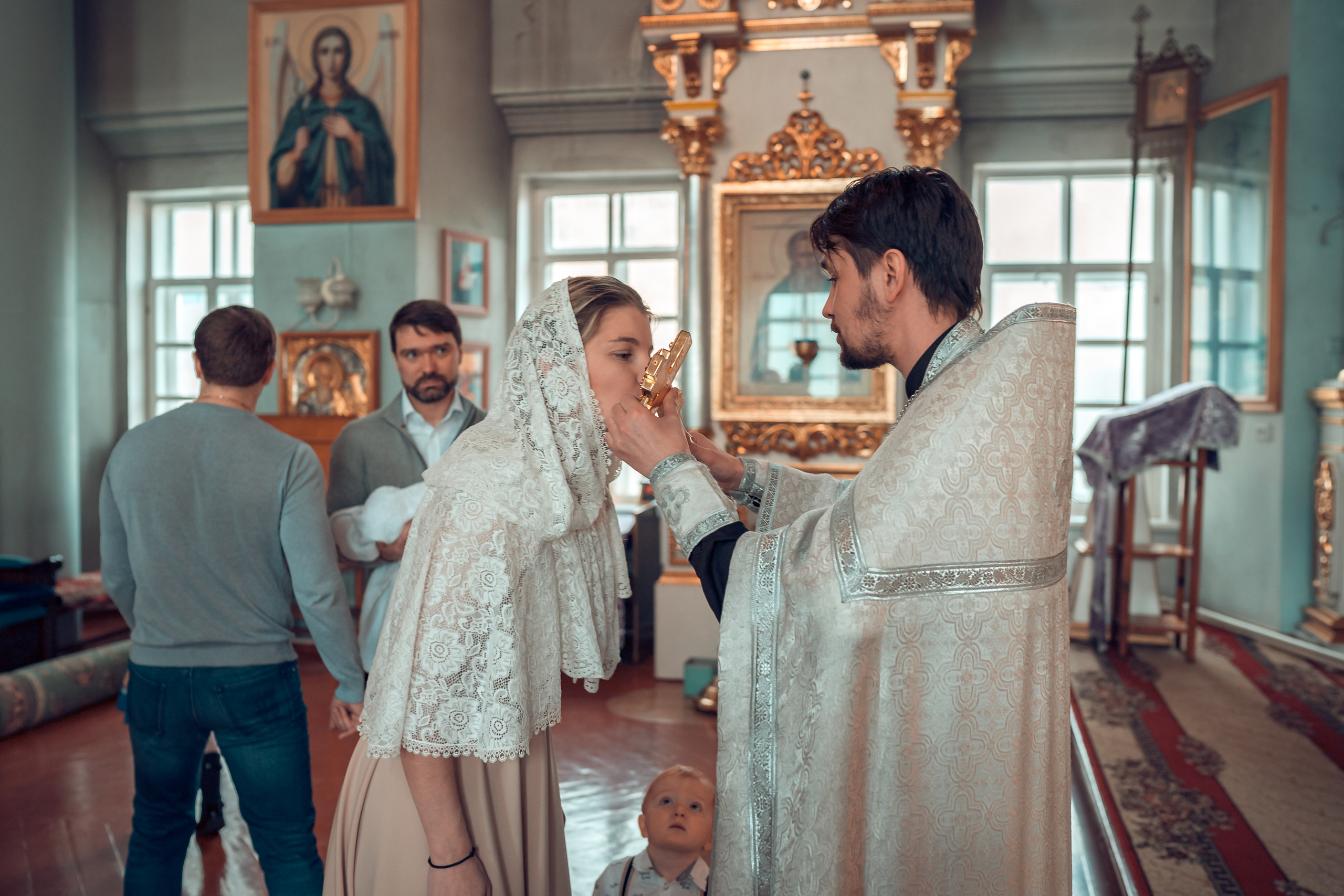 Крещение Михаила Благовещенский монастырь (Женский монастырь). Фотограф на Крещение и Венчание в Красноярске Рамазанова Юлия